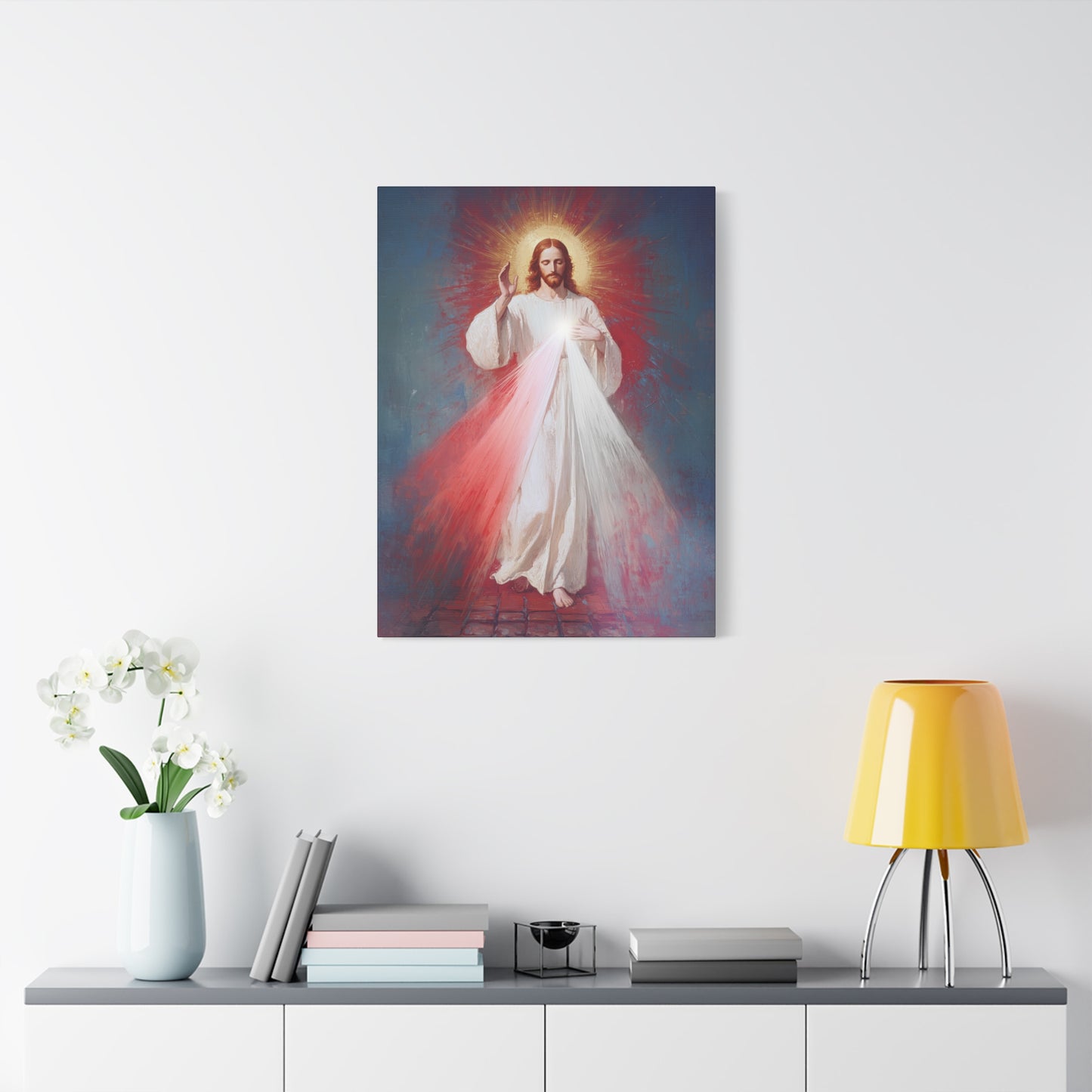 The Divine Mercy - Our Lord Jesus Christ - Gallery Wrapped Canvas - Print - Religious Art for your Home - Catholic