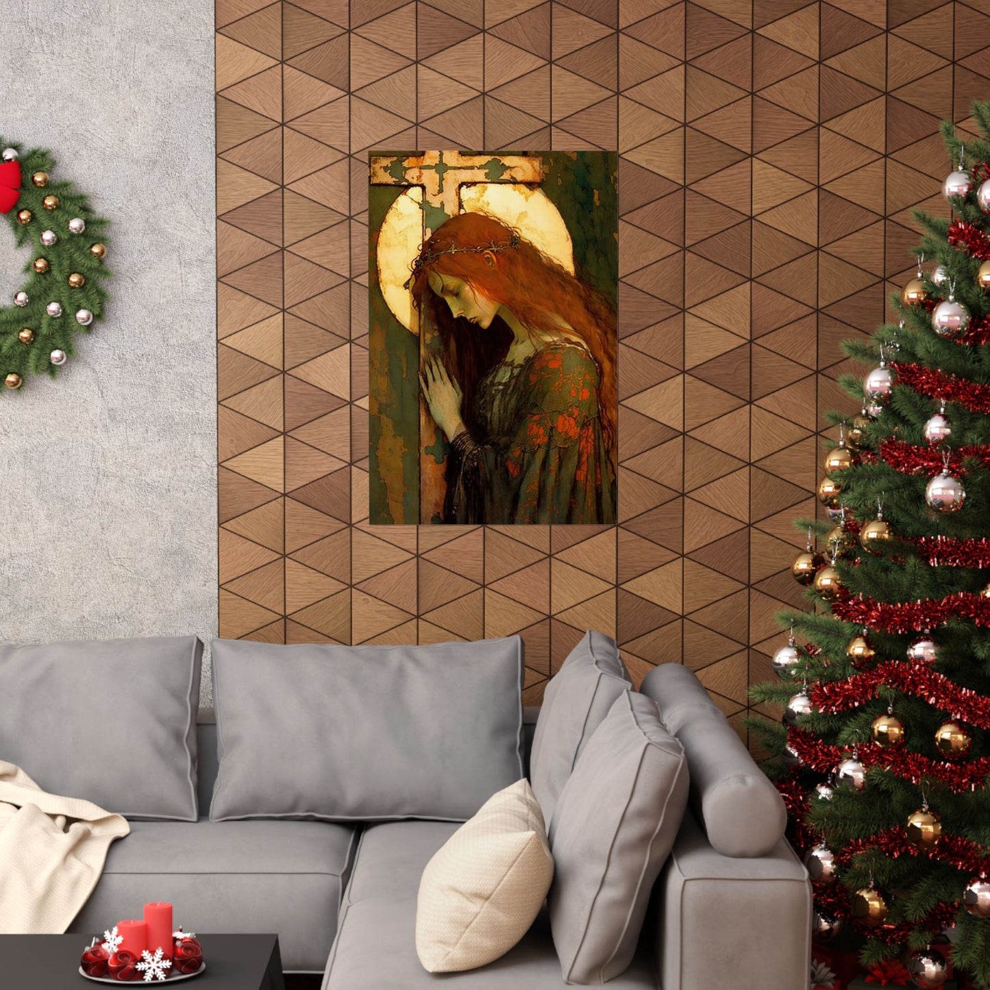The Eternal Hope of Mary Magdalene Print - Sanctified Souls Print - Multiple Sizes - Premium Matte Vertical Posters