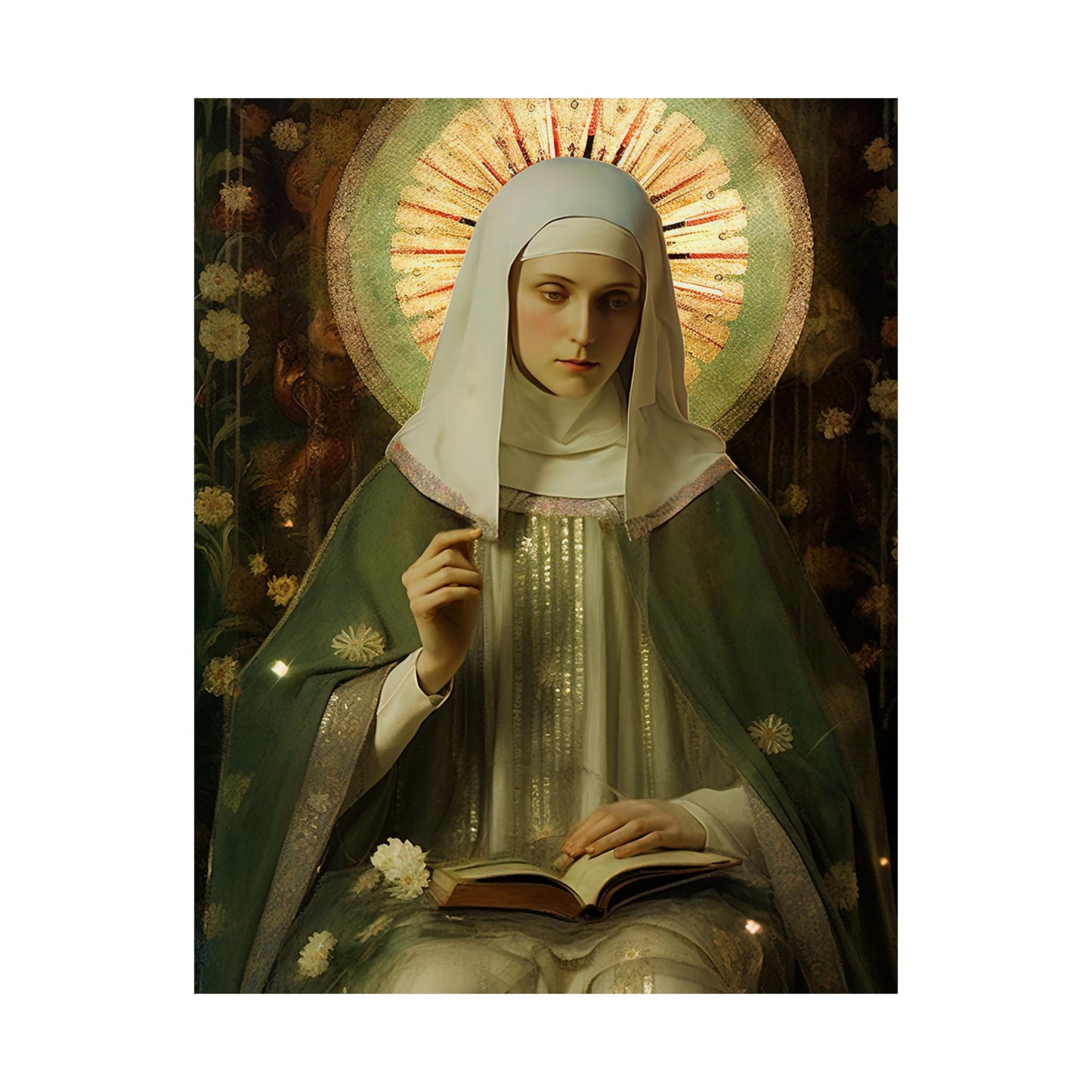 Saint Ingrid of Sweden - Sanctified Souls Print - Multiple Sizes - Premium Matte Vertical Posters