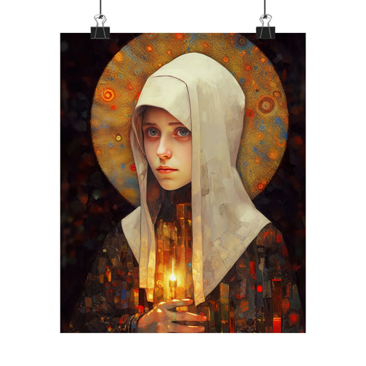 St. Frances of Rome - Catholic Saint Poster Print