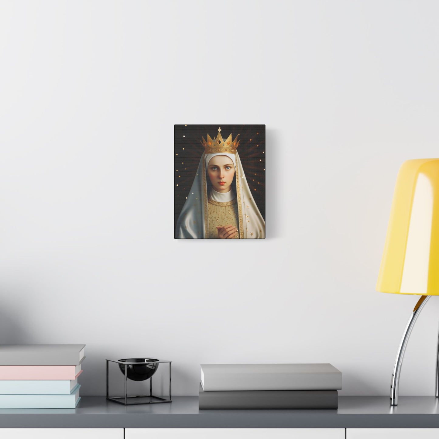 Saint Kinga of Poland Canvas Print - Multiple Sizes - Catholic Home art - Museum Wrapped Canvas - Sanctified Souls Print