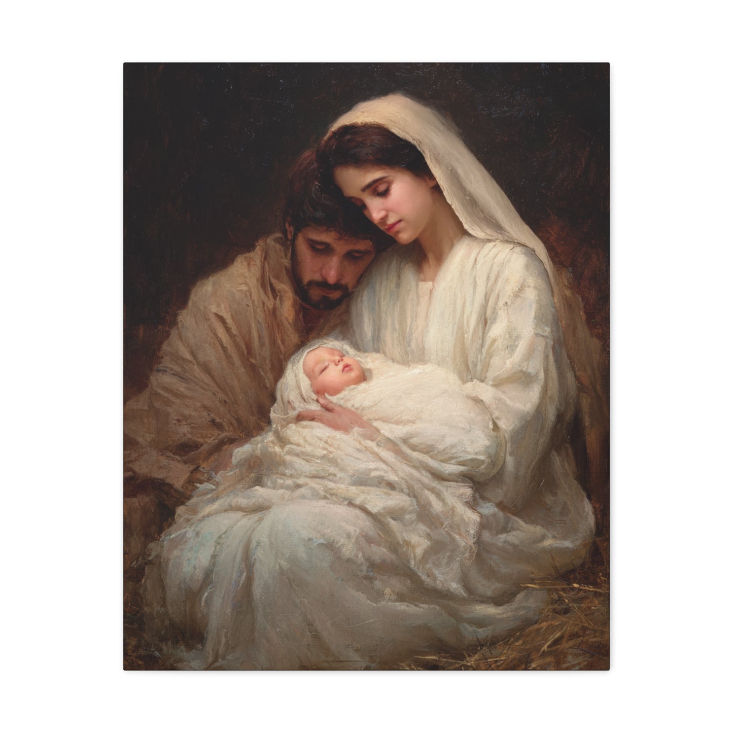 The Quiet Kingdom of the Holy Family - Gallery Wrapped Canvas - Print - Religious Art for your Home - Catholic