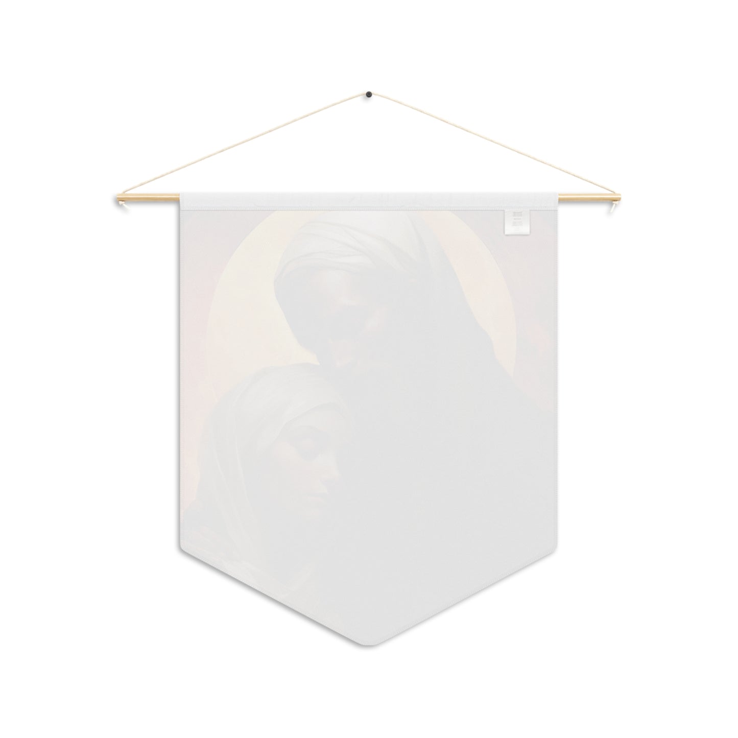 Saints Jaochim and Anne Wall Banner / Wall Hanging / Parents to the Virgin Mary - Religious Art - Prayer room - Catholic Art - 18" x 21"