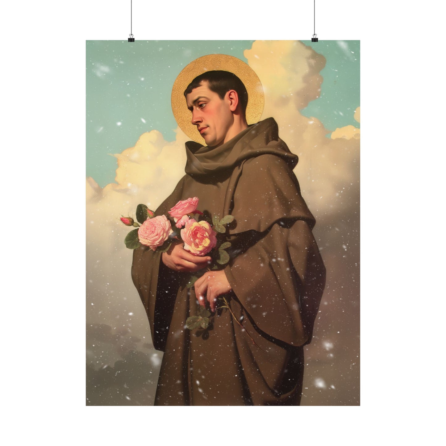 Saint Didacus of Alcala - Sanctified Souls Print - Multiple Sizes - Premium Matte Vertical Posters