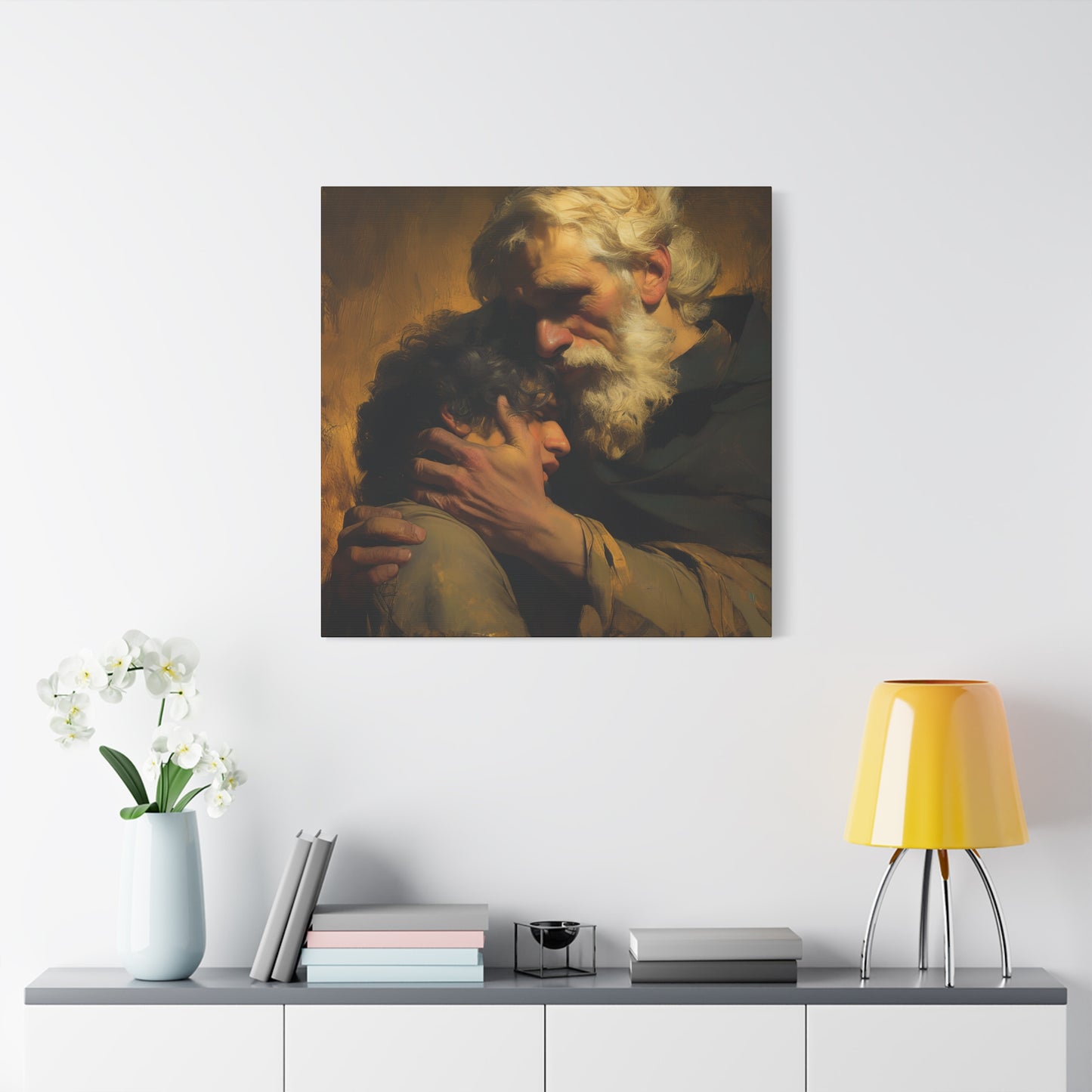 The Return of the Prodigal Son - Gallery Wrapped Canvas - Print - Religious Art for your Home - Catholic Art Print