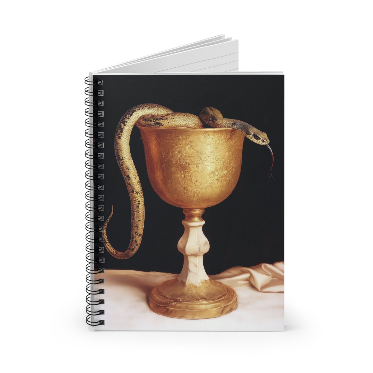 Saint John's Chalice - Sanctified Souls Art - Religious Based Notebook - Spiral Notebook - Ruled Line - Prayer Book