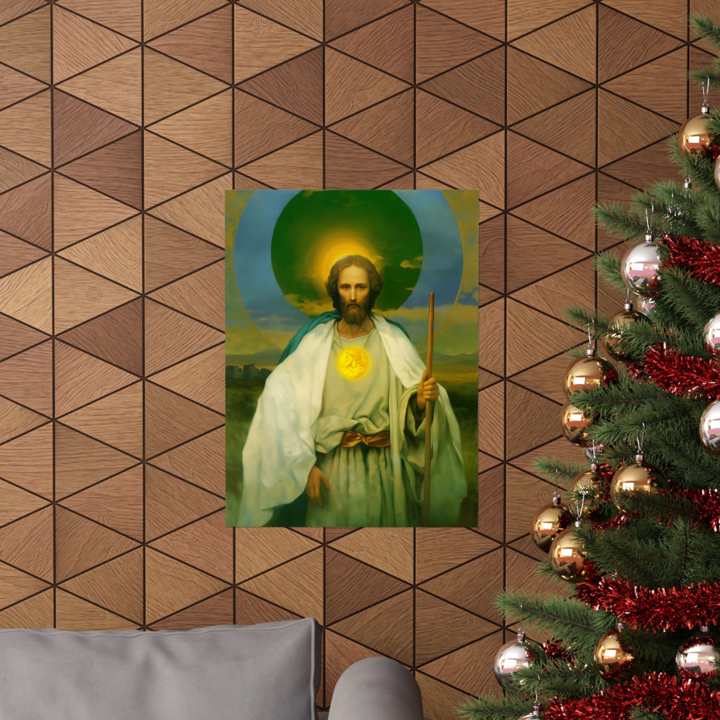 Saint Jude Thaddaeus the Apostle - Sanctified Souls Print - Multiple Sizes - Premium Matte Vertical Posters