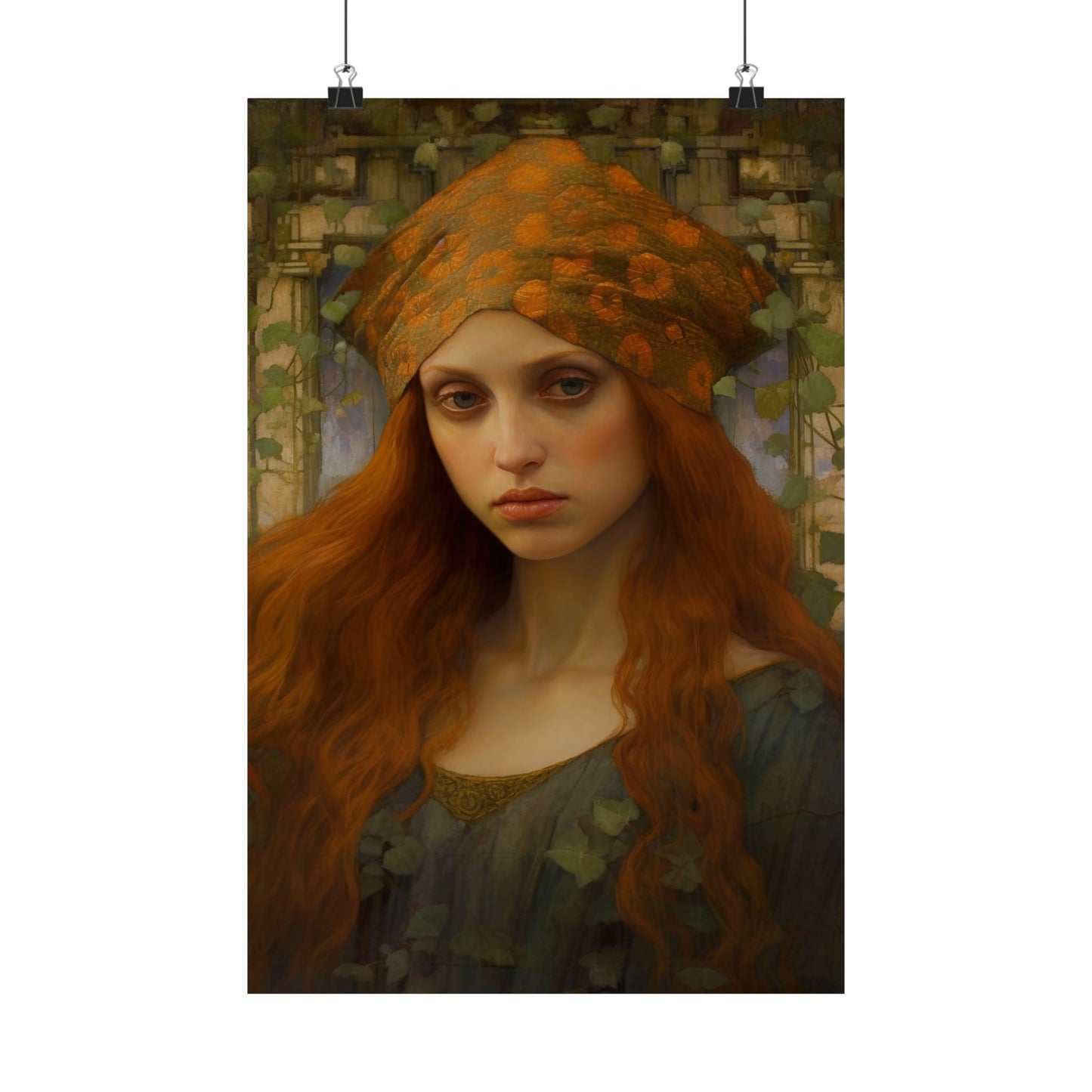 Gaze of Devotion : Mary Magdalene Print - Sanctified Souls Print - Multiple Sizes - Premium Matte Vertical Posters