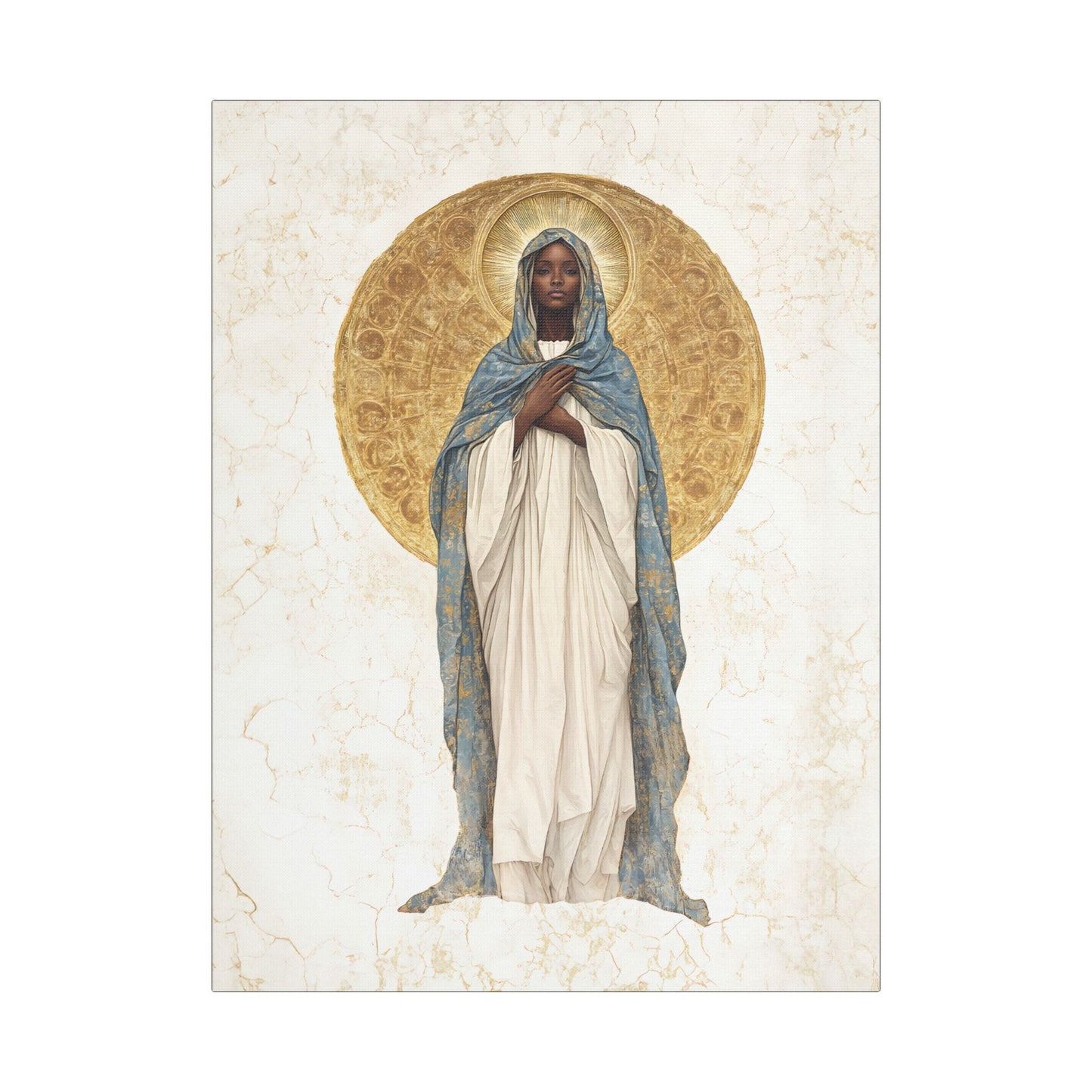 Our Lady of Kibeho- The Vision of Divine Peace - Museum Wrapped Canvas - Print - Religious Art for your Home - Christian print - Religious