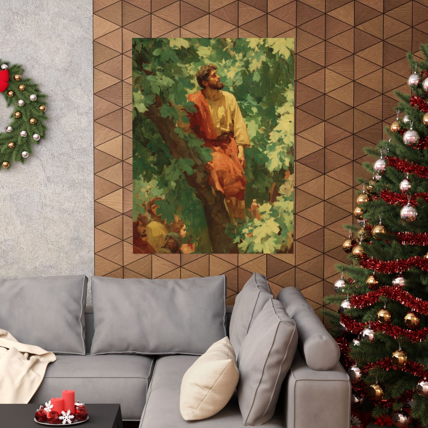 Zacchaeus - Sanctified Souls Print - Multiple Sizes - Premium Matte Vertical Posters