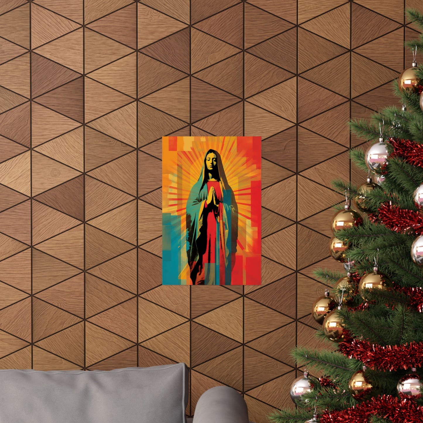 Our Lady of Guadalupe's Radiance  - Sanctified Souls Print - Multiple Sizes - Premium Matte Vertical Posters - Virgin Mary
