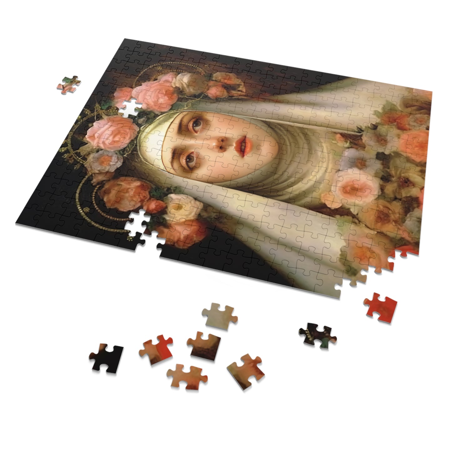 Saint Rose of Lima - Puzzle and Keepsake Tin - Religious Jigsaw Puzzle (30, 110, 252, 500,1000-Piece) - Religious Puzzle