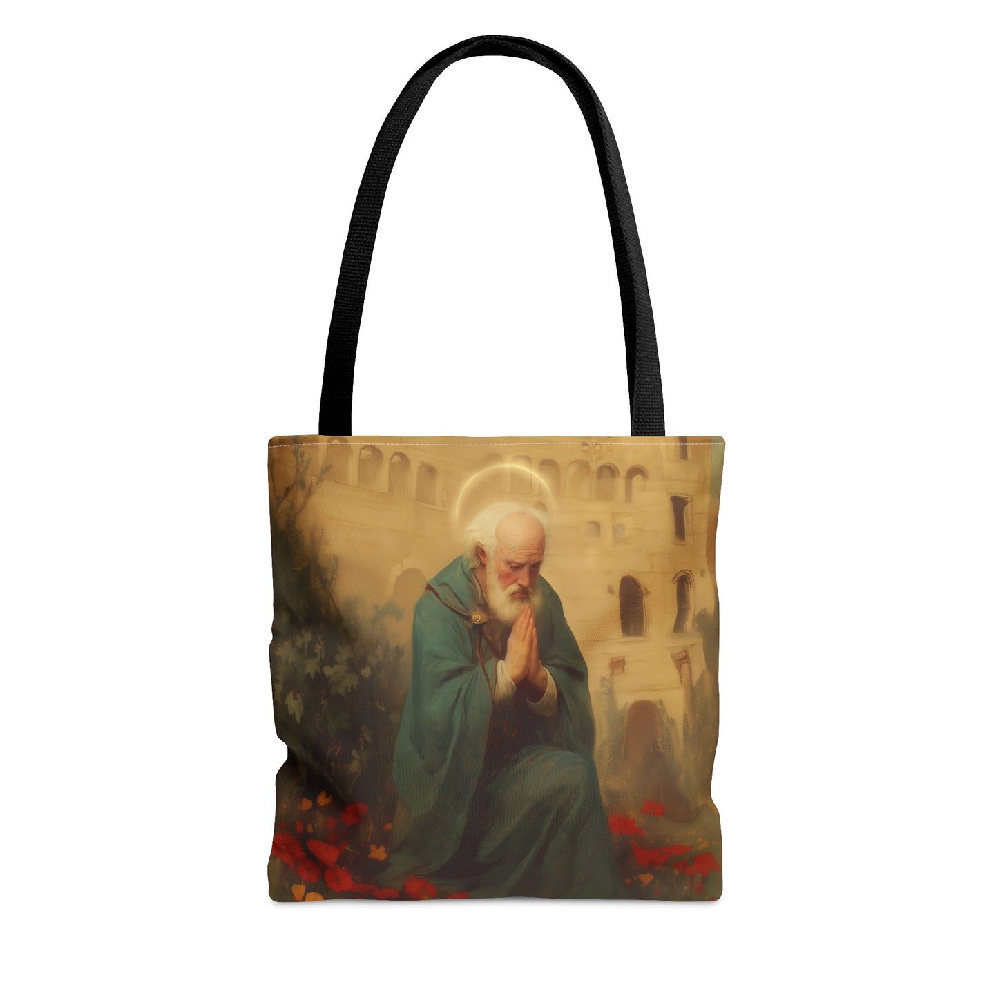 Saint Cyprian - Tote Bag - Large Medium Small Faith Art Bag - Bible Study Faith Purse - Double Sided Prayer Tote