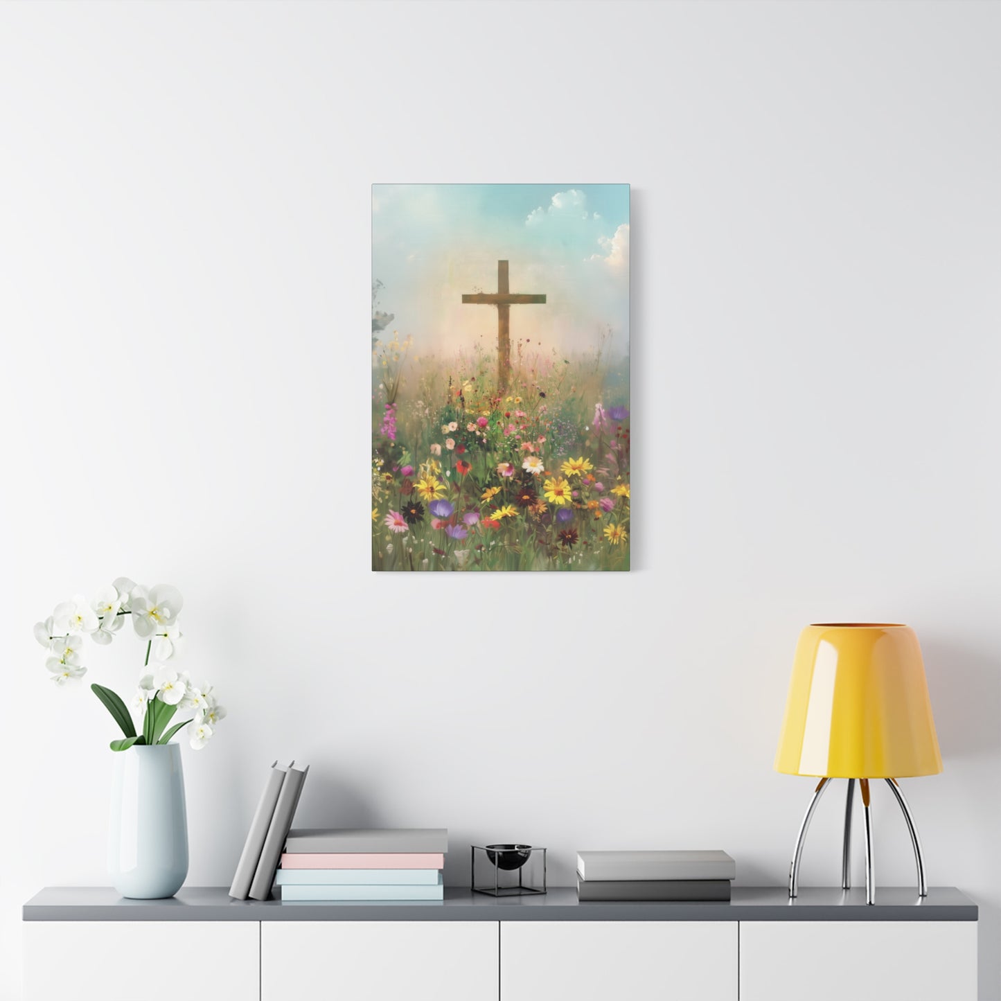 The Cross That Called the Earth to Life - Gallery Wrapped Canvas - Print - Religious Art for your Home - Catholic