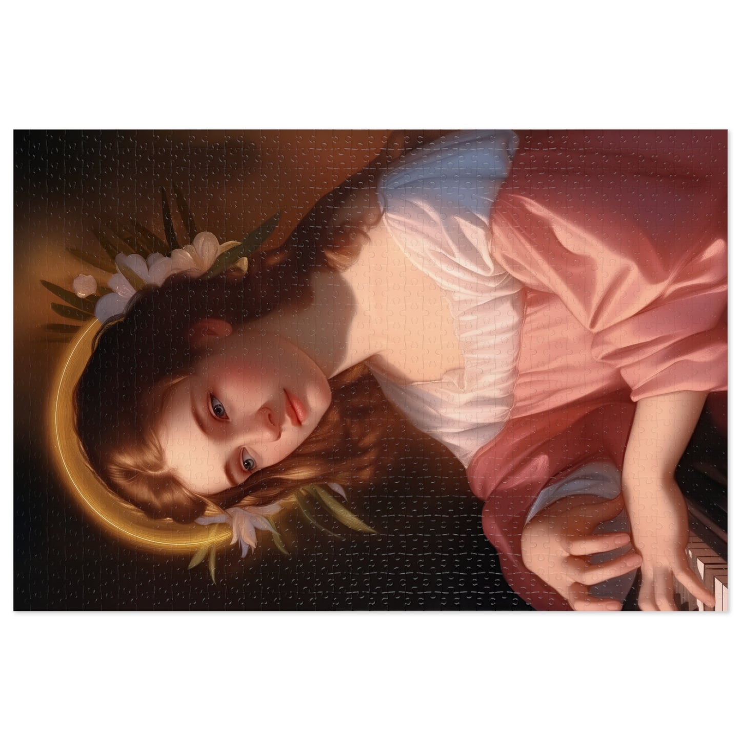 Saint Cecilia - Puzzle and Keepsake Tin - (30, 110, 252, 500,1000) - Religious - Gifts for Catholic