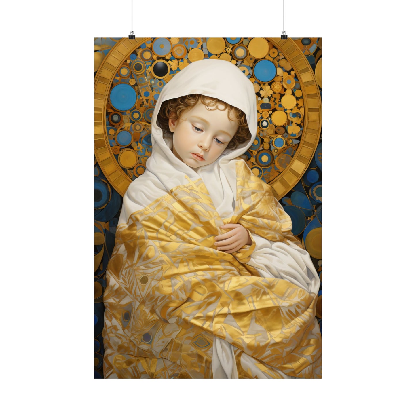 Divine Innocence: The Christ Child - Sanctified Souls Print - Multiple Sizes - Premium Matte Vertical Posters