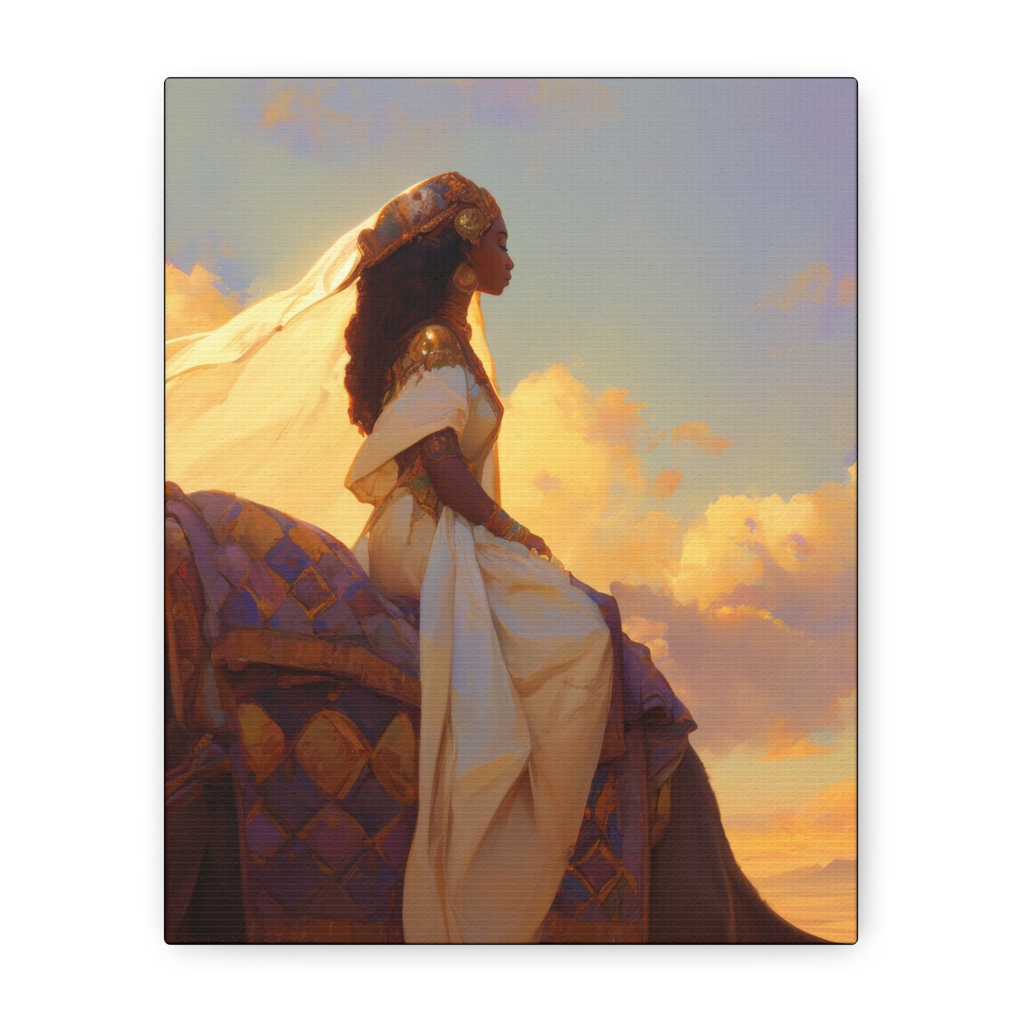 Queen of Sheba - Gallery Wrapped Canvas - Print - Religious Art for your Home - Catholic Art