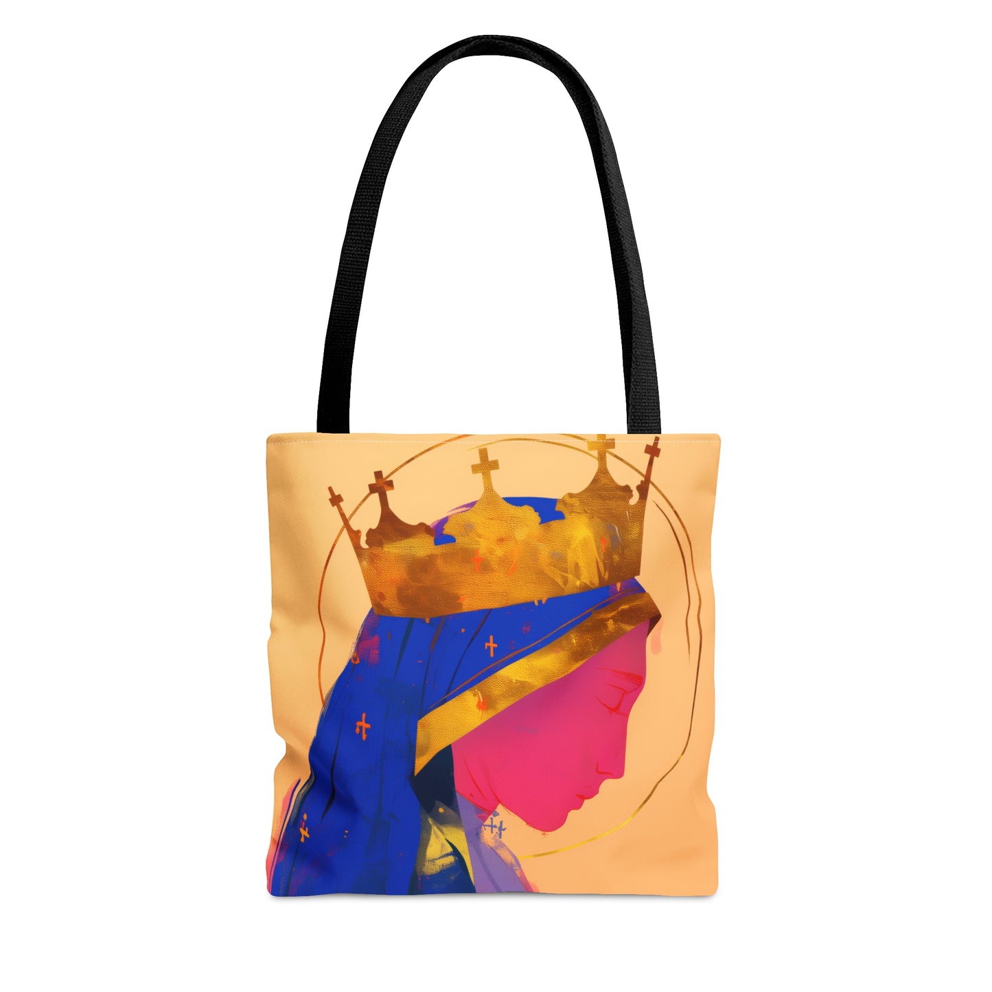 Mother Mary -  Source of Eternal Grace Tote Bag - Large Medium Small Faith Art Bag - Catholic Faith Purse - Religious Carry All