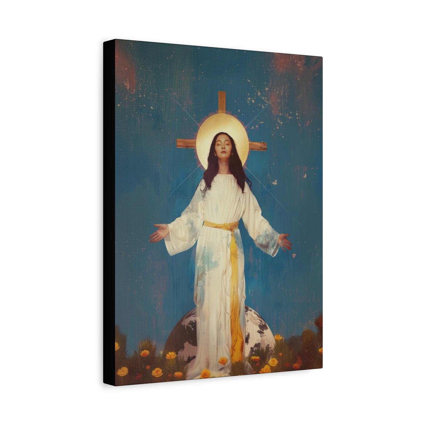 Our Lady of Akita - Mother Mary - Gallery Wrapped Canvas - Print - Religious Art for your Home - Catholic