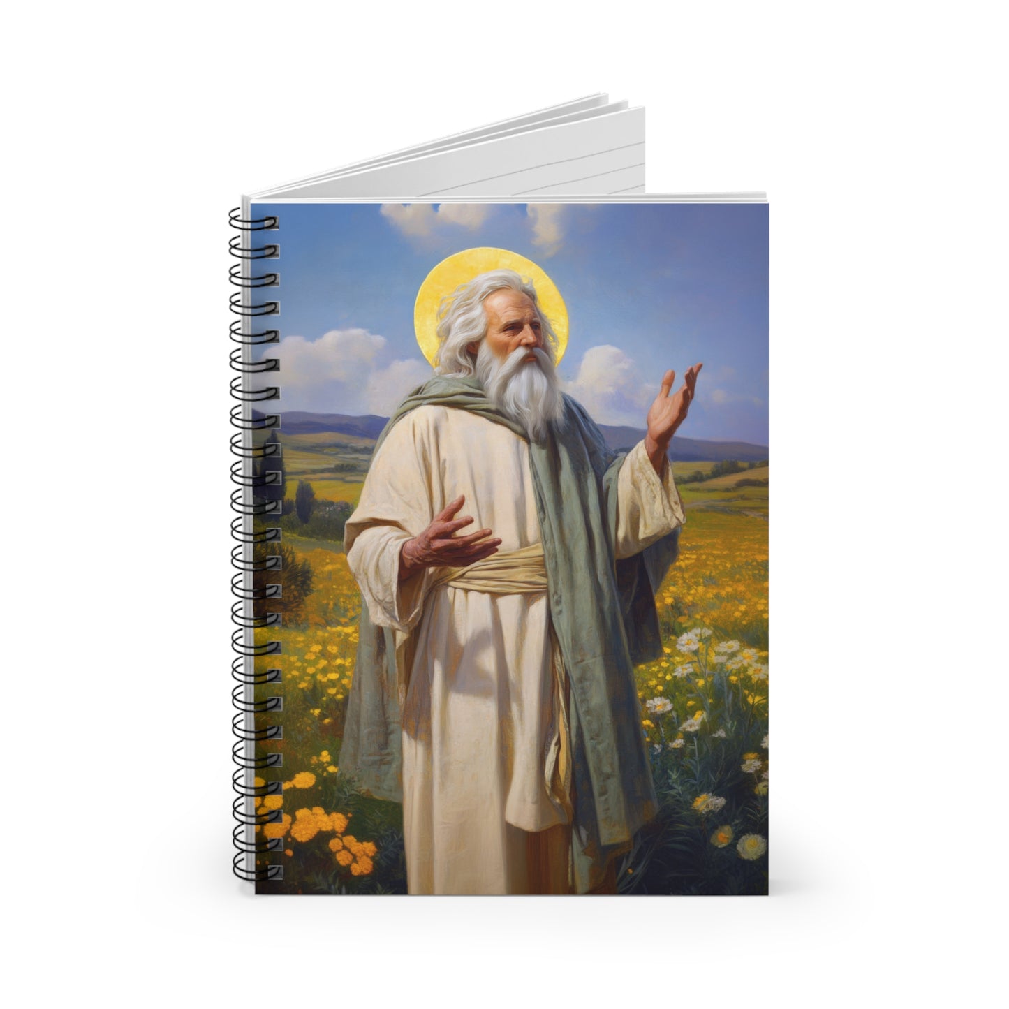 Saint Hilary of Arles - Sanctified Souls Art - Religious Based Notebook - Spiral Notebook