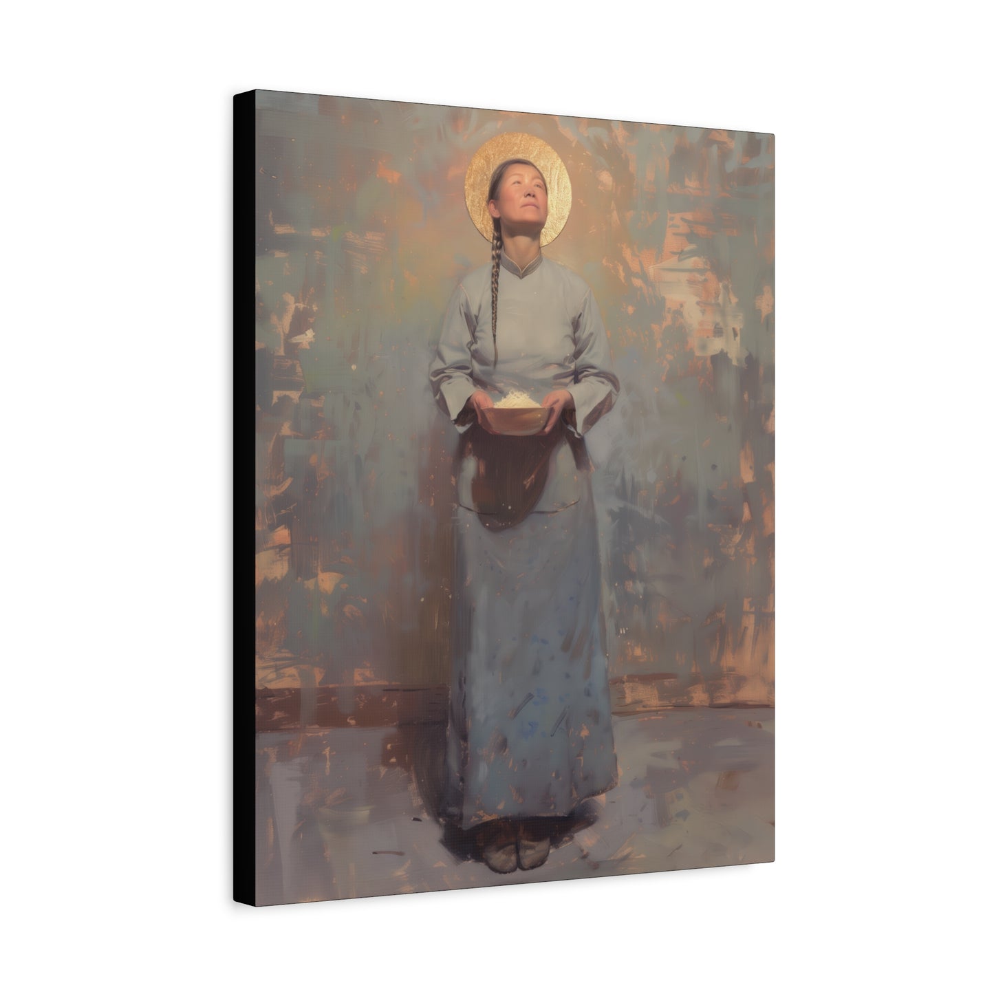 Saint Martha Wang - Chinese Martyr Saint  - Gallery Wrapped Canvas - Print - Religious Art for your Home - Catholic Art