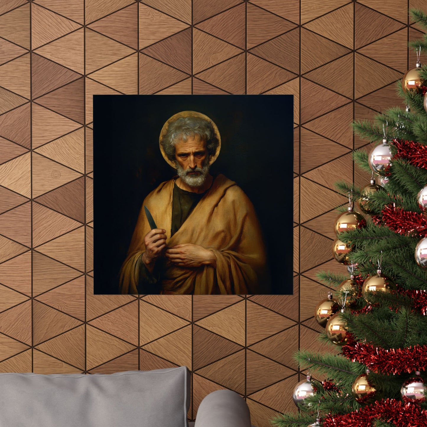 Saint Bartholomew the Apostle - Sanctified Souls Print - Multiple Sizes - Premium Matte Vertical Posters