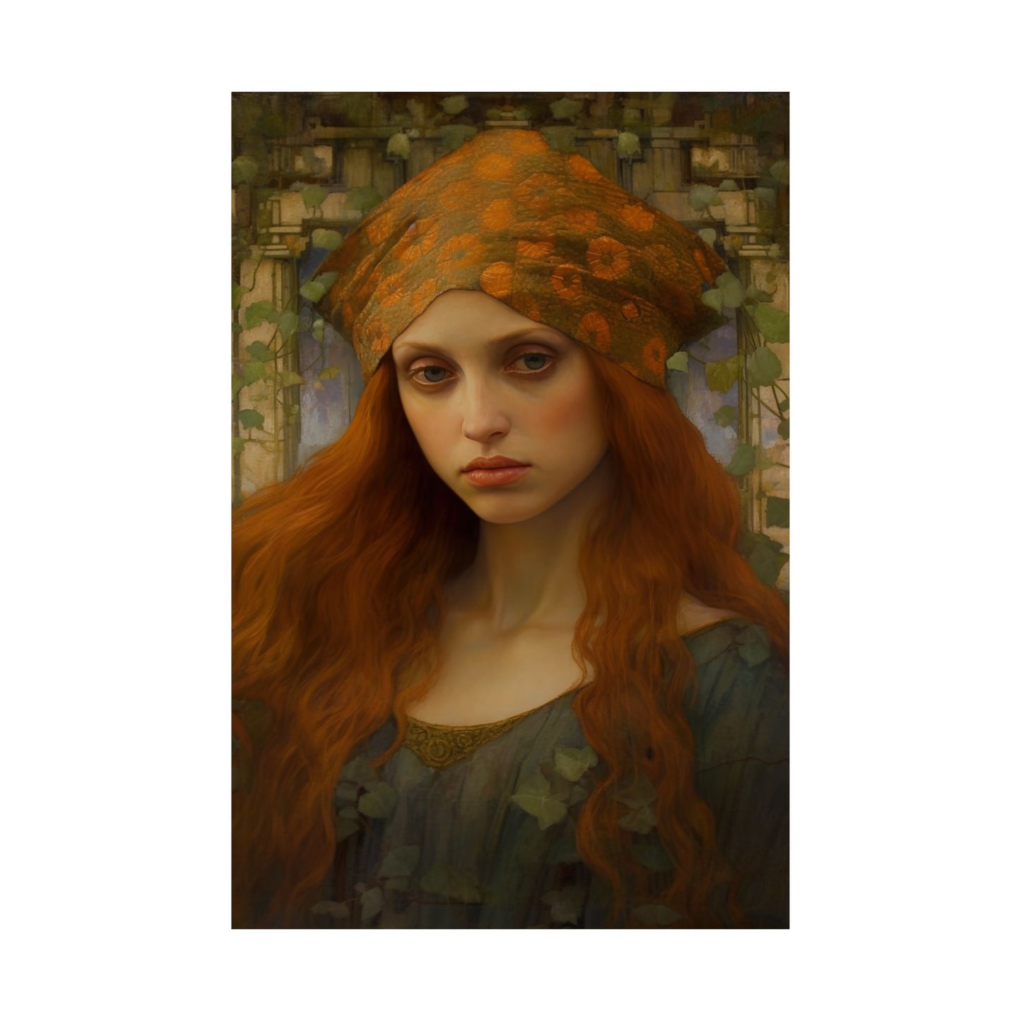 Gaze of Devotion : Mary Magdalene Print - Sanctified Souls Print - Multiple Sizes - Premium Matte Vertical Posters