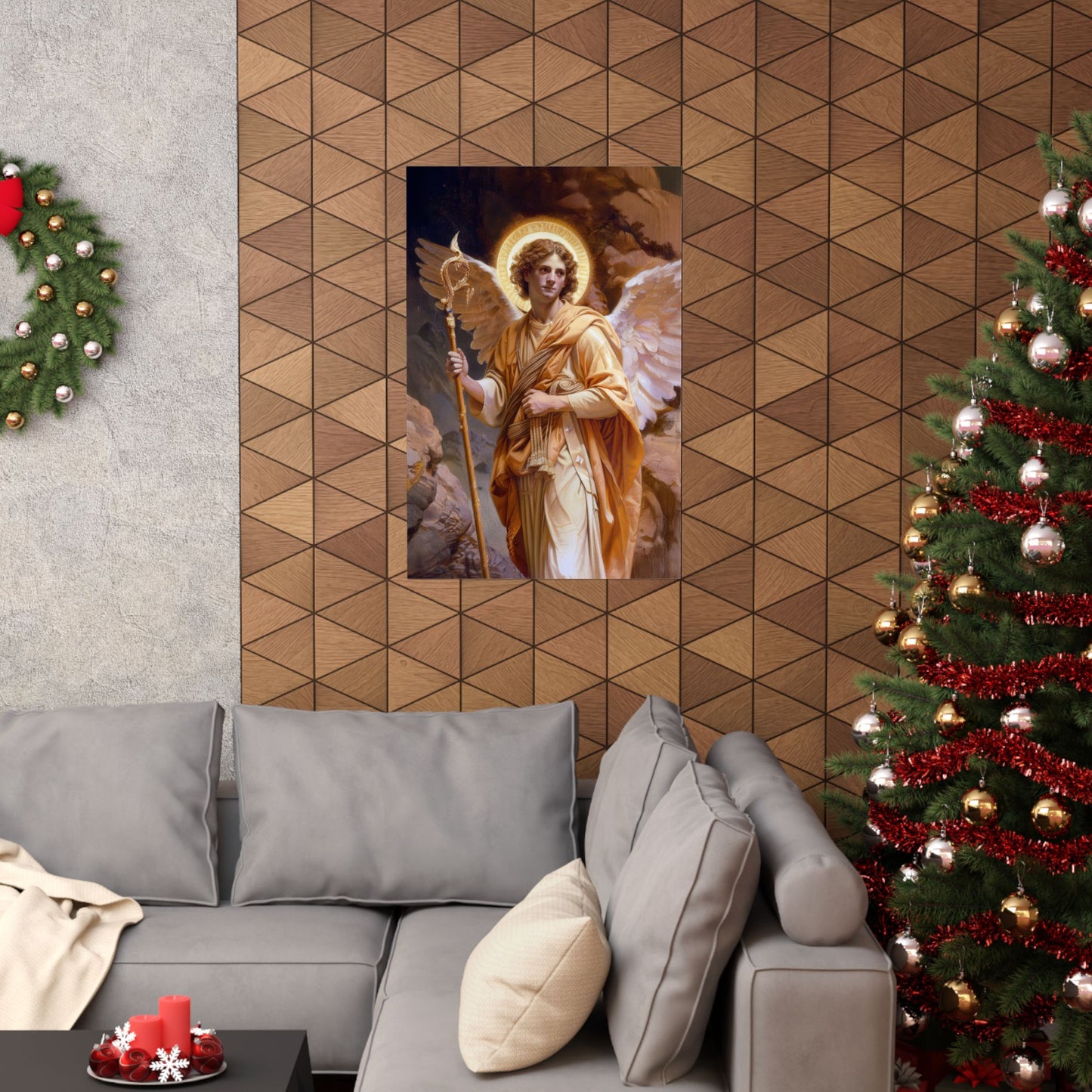 Saint Raphael the Archangel - Sanctified Souls Print - Multiple Sizes - Premium Matte Vertical Posters