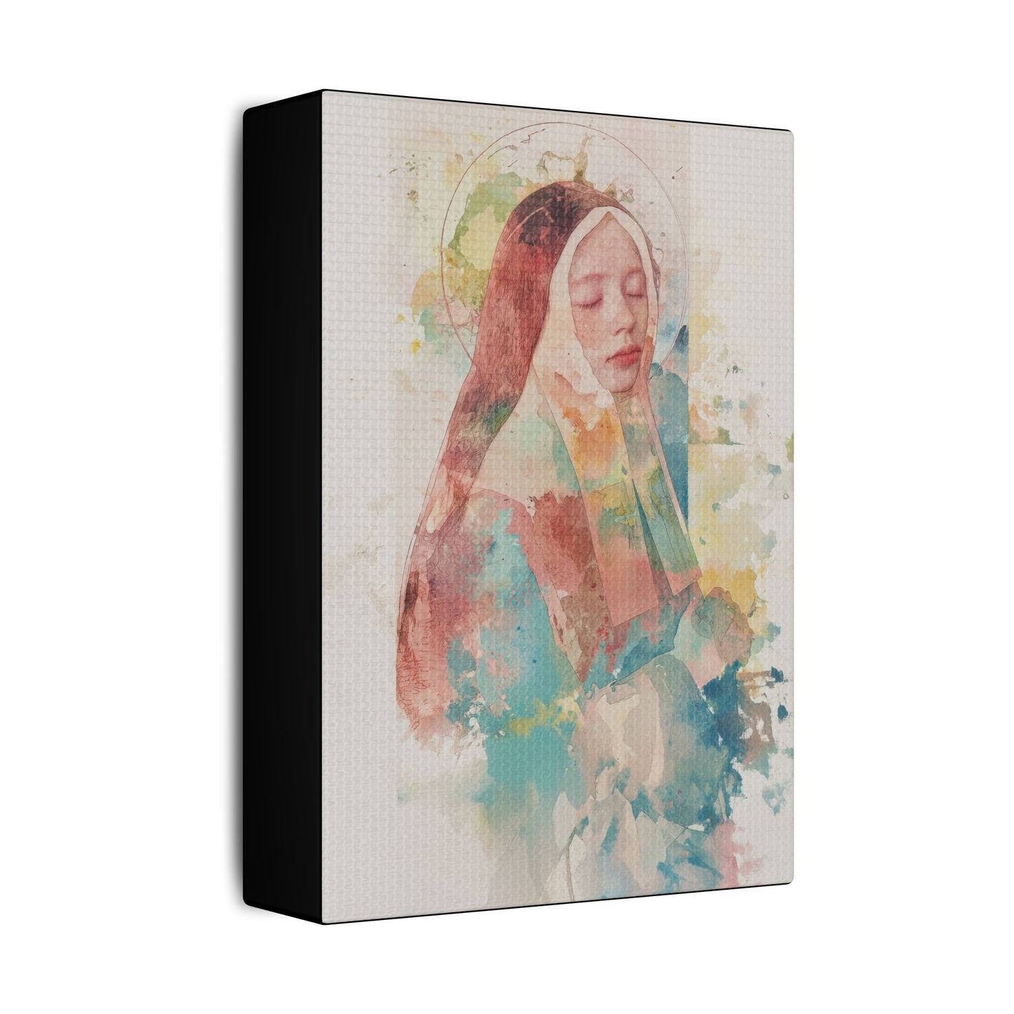 Saint Bernadette - Museum Wrapped Canvas - Sanctified Souls Print - Religious Art for your Home