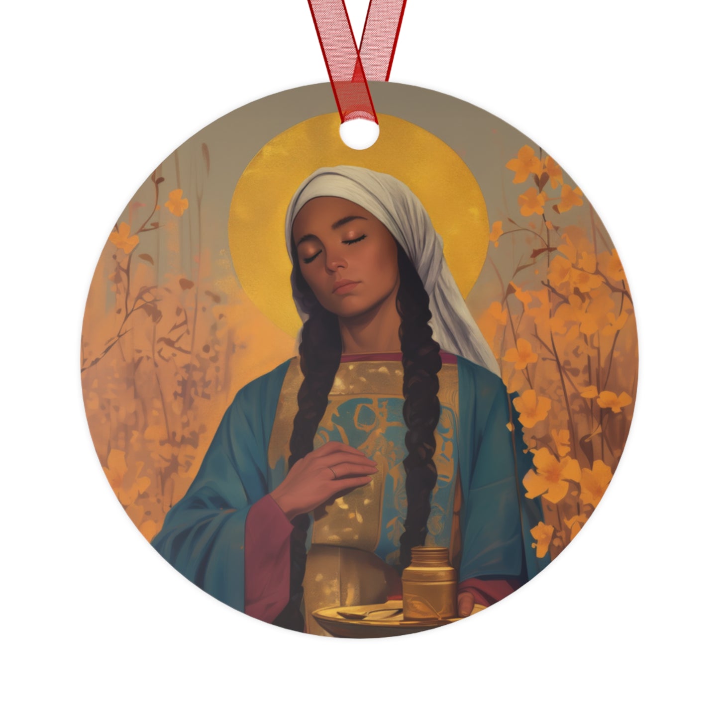 Saint Hermione of Ephesus - Metal Ornament - Religious Holiday Christmas Ornament and Keepsake