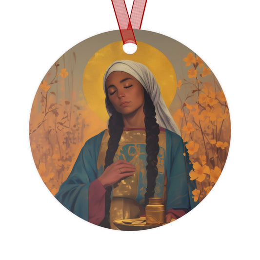 Saint Hermione of Ephesus - Metal Ornament - Religious Holiday Christmas Ornament and Keepsake