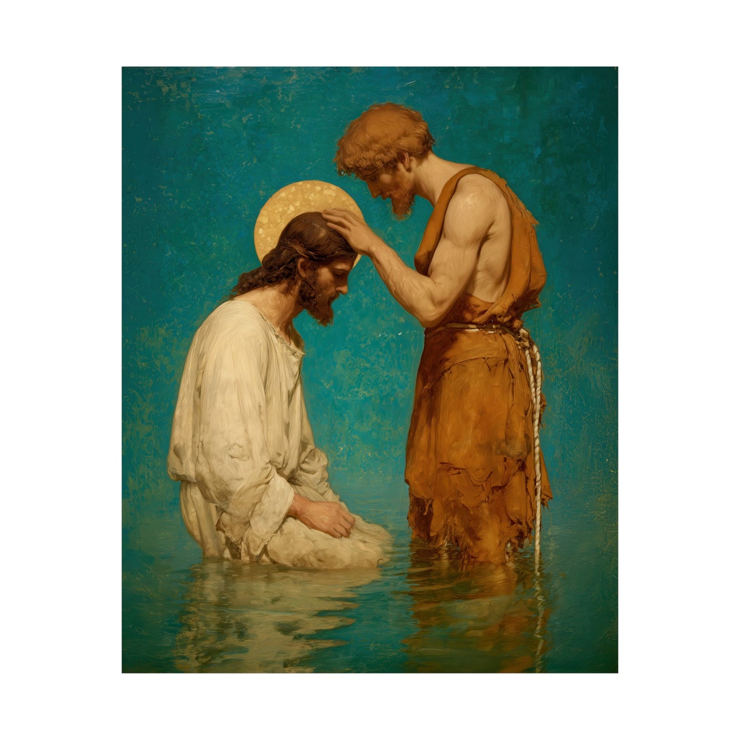 Saint John the Baptist, The Prophet and the Promise - Sanctified Souls Print - Multiple Sizes - Premium Matte Vertical Posters