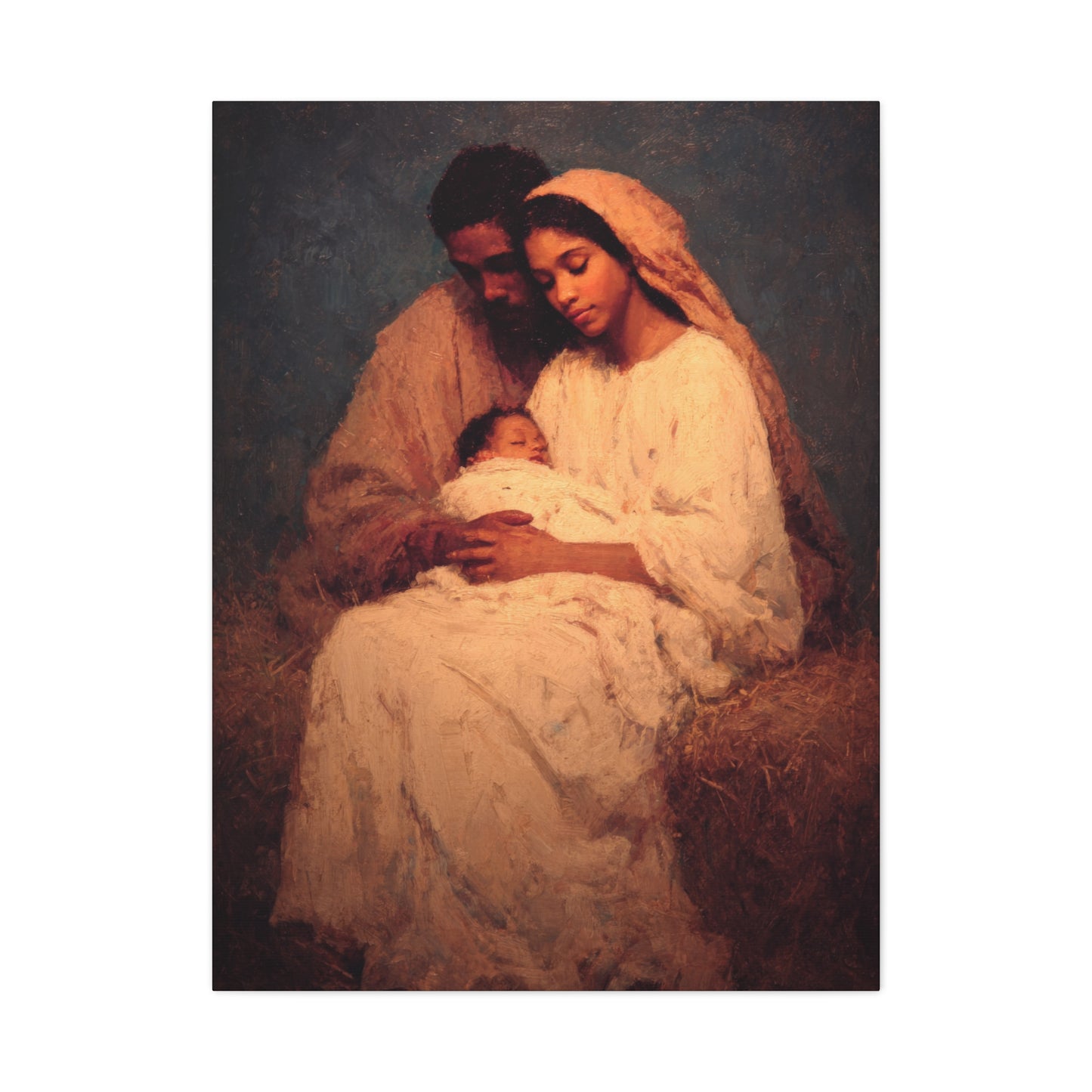 Love Made Visible in the Holy Family - Gallery Wrapped Canvas - Print - Religious Art for your Home - Catholic
