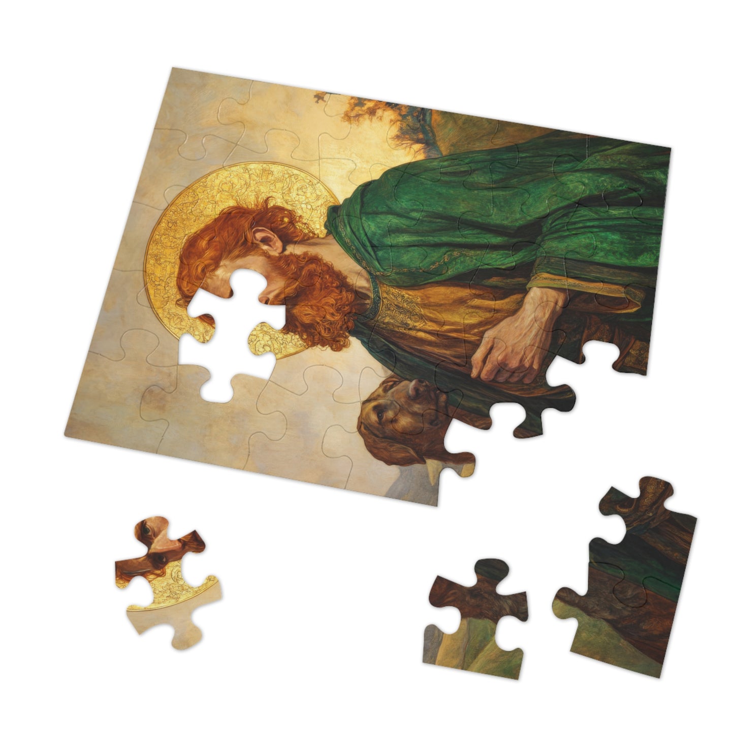Saint Andrew the Scot - Puzzle and Keepsake Tin - Religious (30, 110, 252, 500,1000) - Religious Puzzle - Gifts for Catholic Families