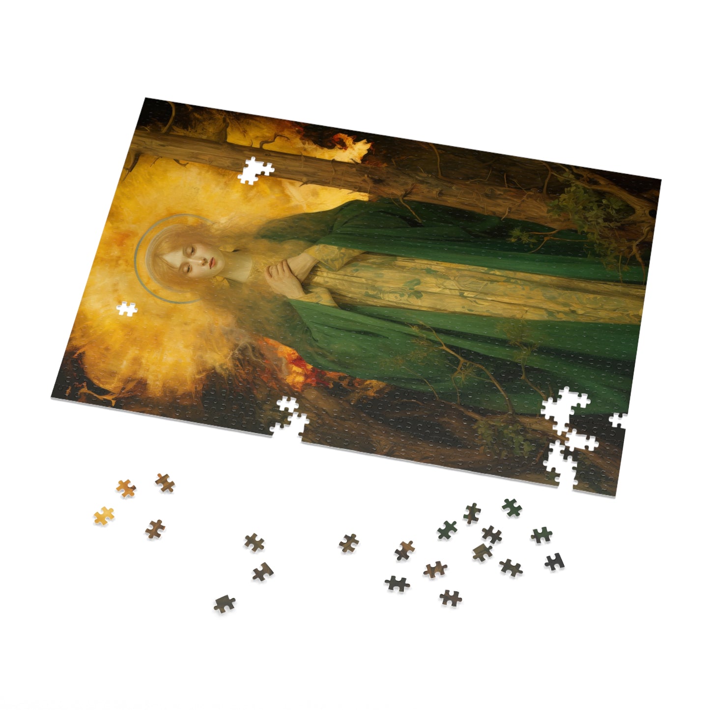 Saint Afra - Puzzle and Keepsake Tin - Religious Jigsaw Puzzle (30, 110, 252, 500,1000-Piece) - Religious Puzzle