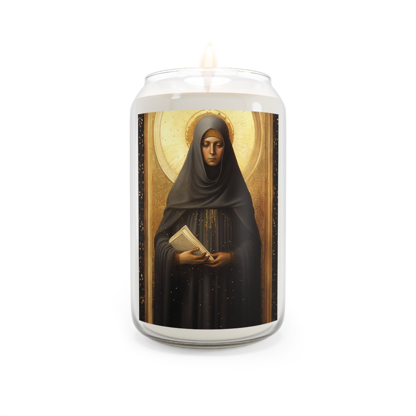 Saint Monica of Hippo - Scented Prayer Candle, 13.75oz - Tall Size - Religious Prayer Candle - Catholic Art
