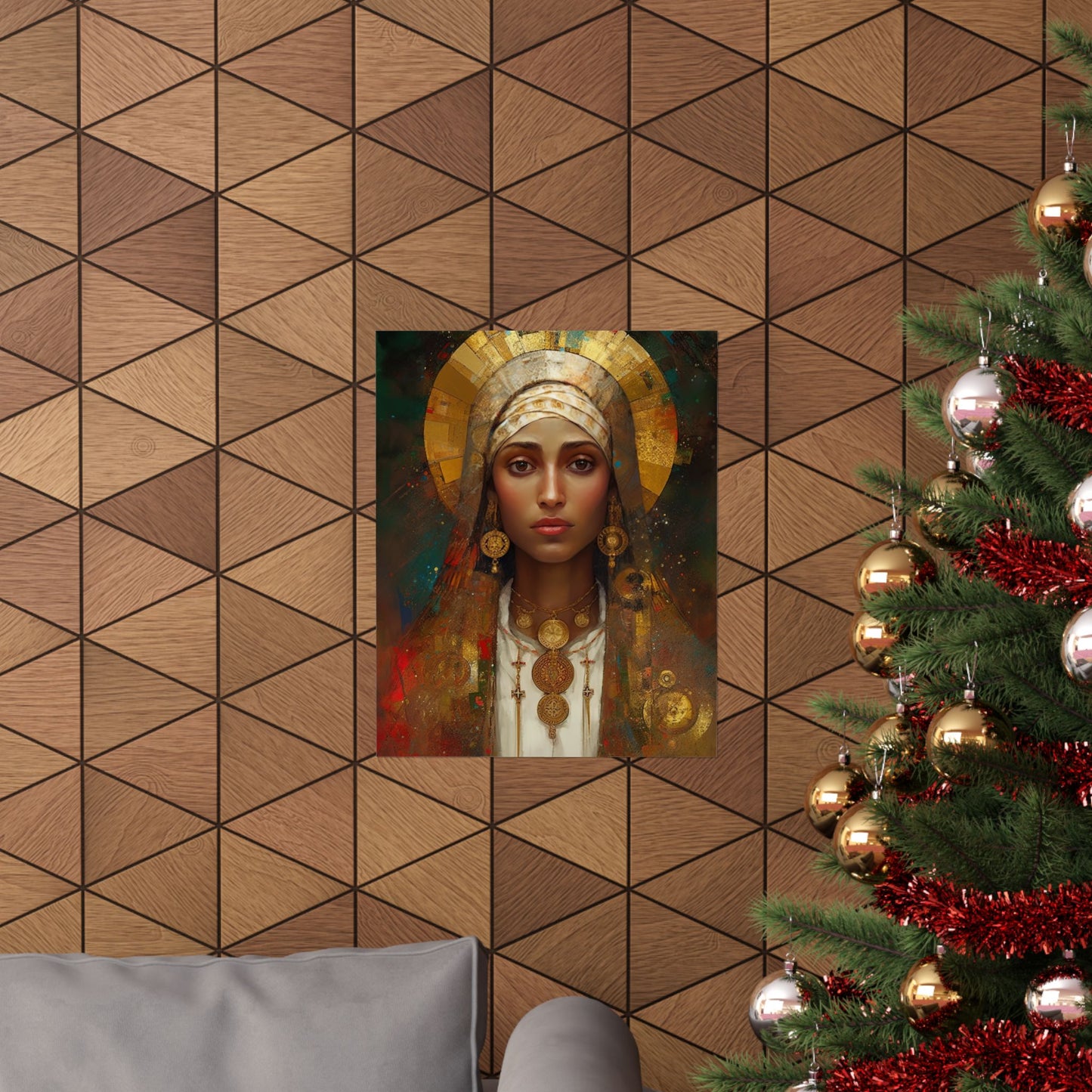 Saint Julia of Carthage - Sanctified Souls Print - Multiple Sizes - Premium Matte Vertical Posters