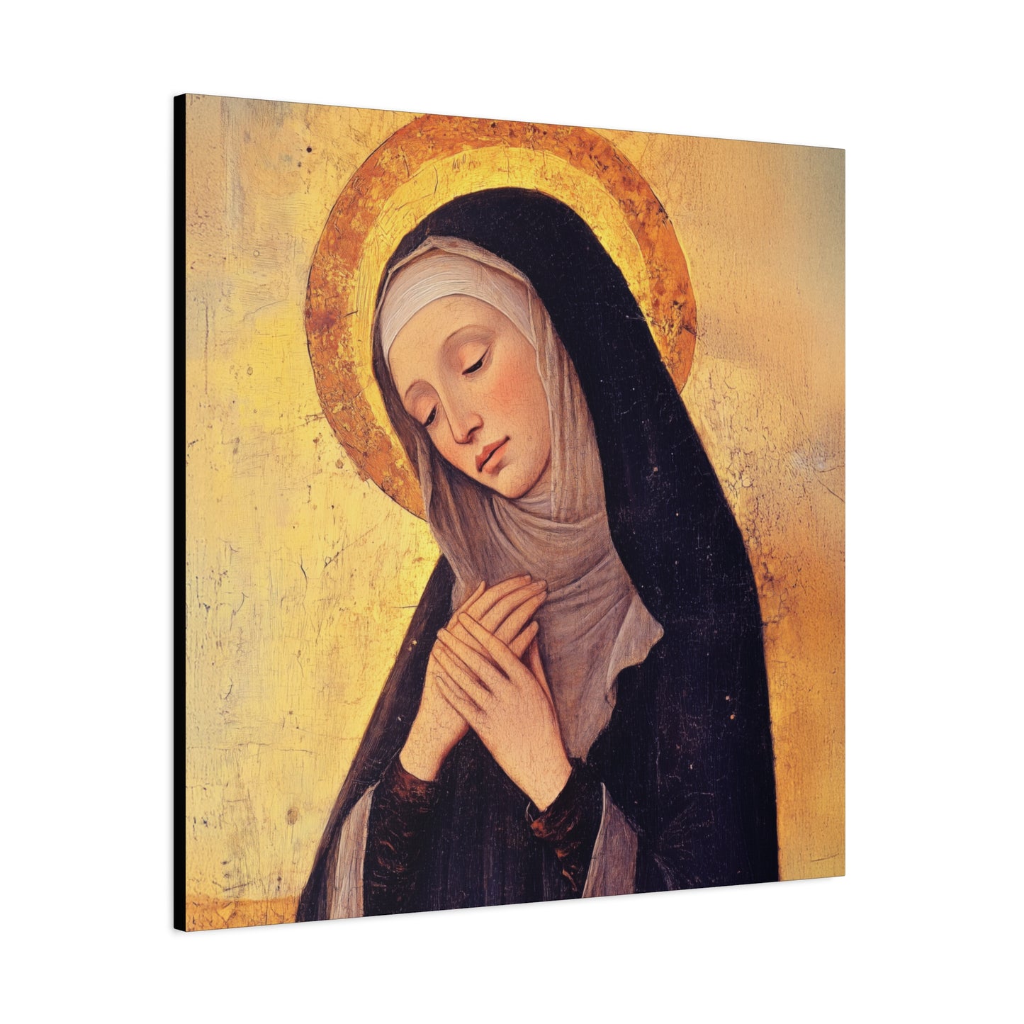 Saint Syncletica of Alexandria - Desert Mother - Gallery Wrapped Canvas - Print - Religious Art for your Home - Catholic