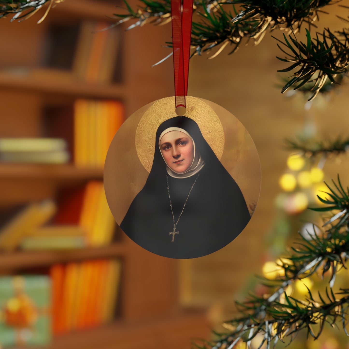 Saint Geltrude Caterina Comensoli - Metal Ornament - Religious Holiday Christmas Ornament and Keepsake
