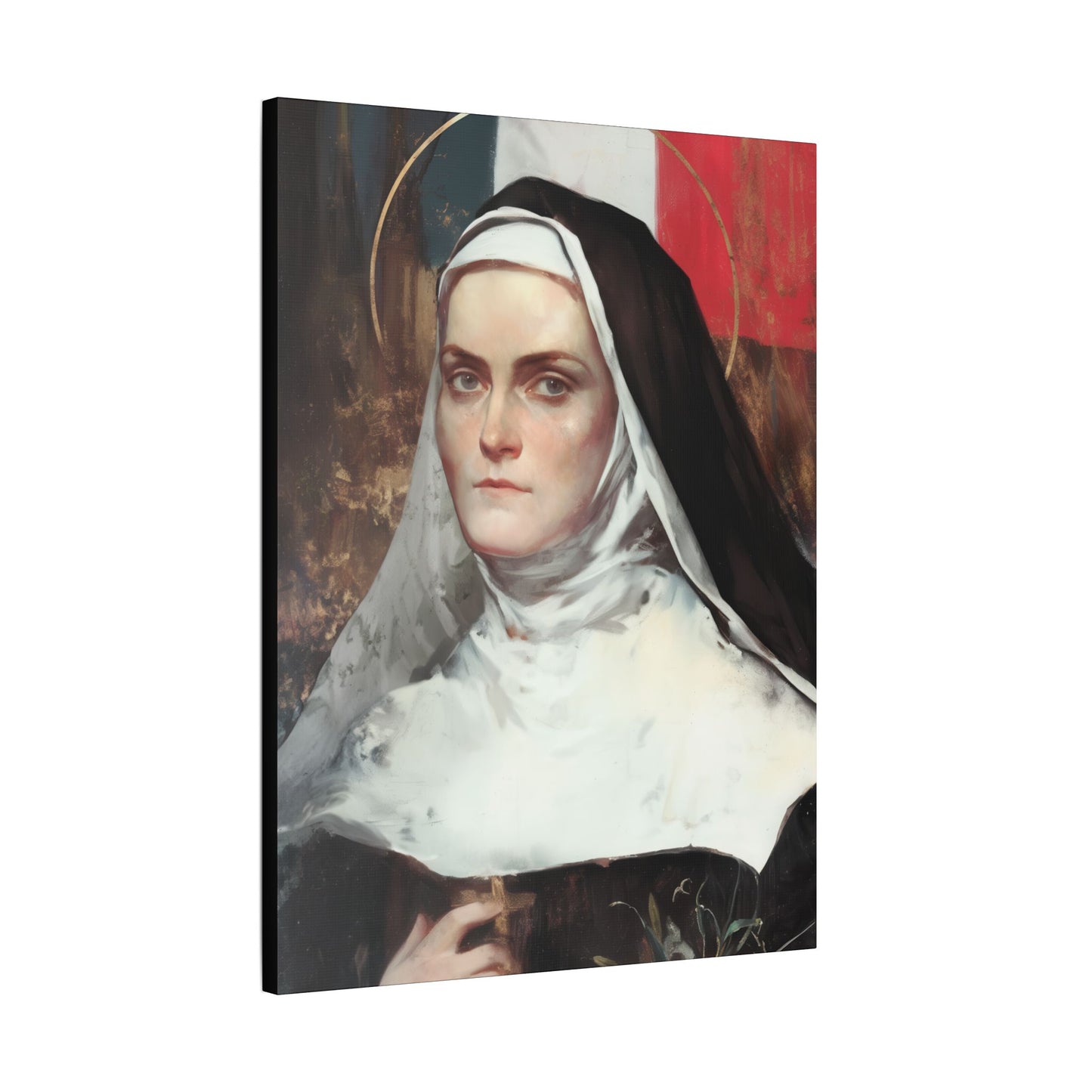 Saint Jeanne-Antide Thouret - Museum Wrapped Canvas - Print - Religious Art for your Home - Christian print - Prayer Room Art - Catholic