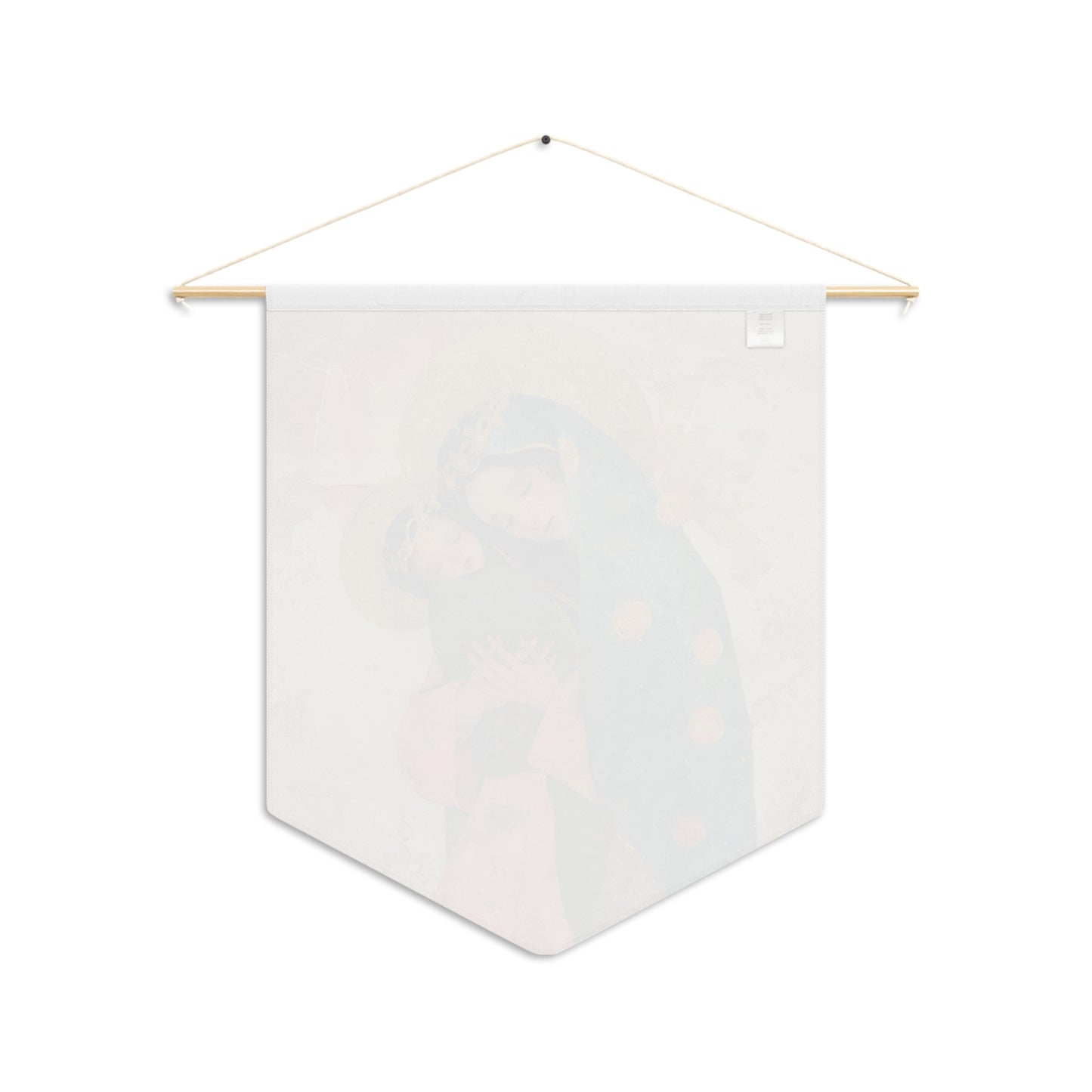 The Sweet Advocate of Souls - Mary, Help of Christians - Pennant / Banner / Wall Hanging - Prayer room art - Catholic Home - 18" x 21"
