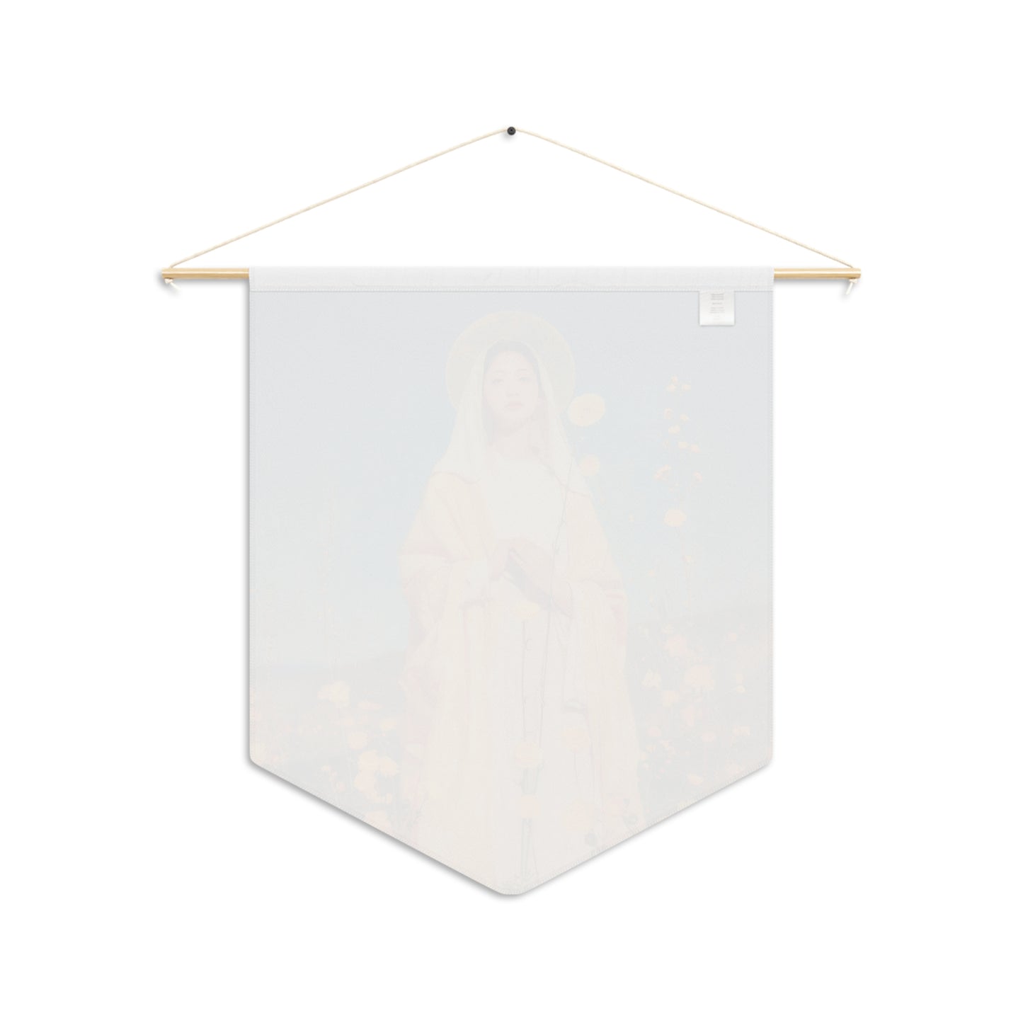 Saint Agatha Lin - Wall Banner / Wall Hanging - Christian Art - Prayer room - 18" x 21"