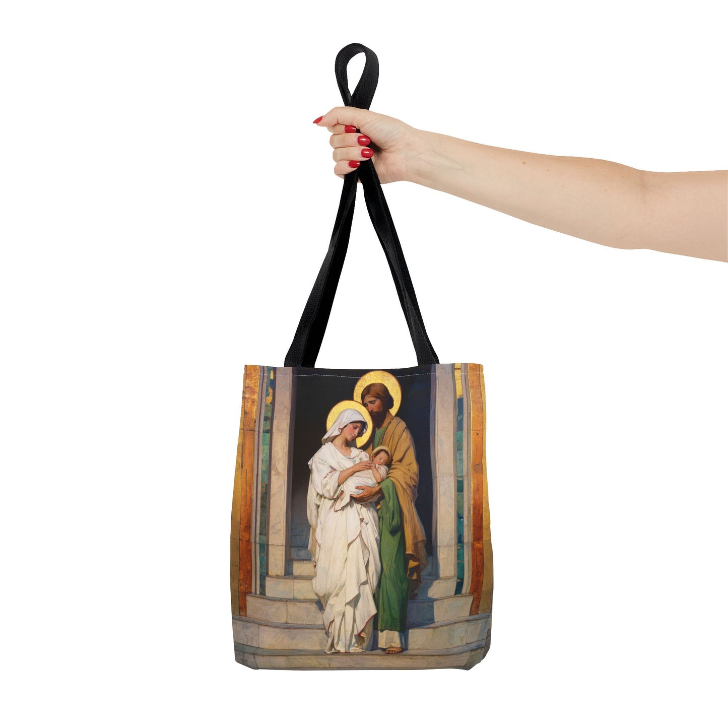 The Feast of the Presentation of the Lord - Holy Family - Tote Bag - Large Medium Small Faith Art Bag - Re-usable Tote Purse - Double Sided