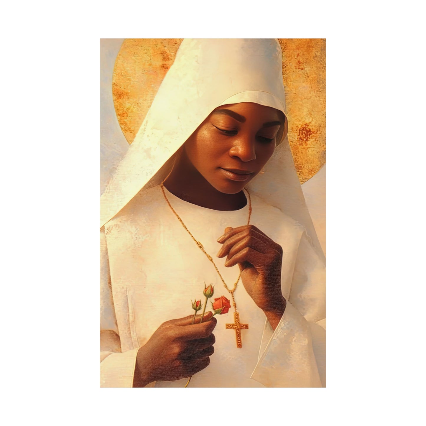 Blessed Marie-Clementine Anuarite Nengapeta - Sanctified Souls Print - Multiple Sizes - Premium Matte Vertical Posters