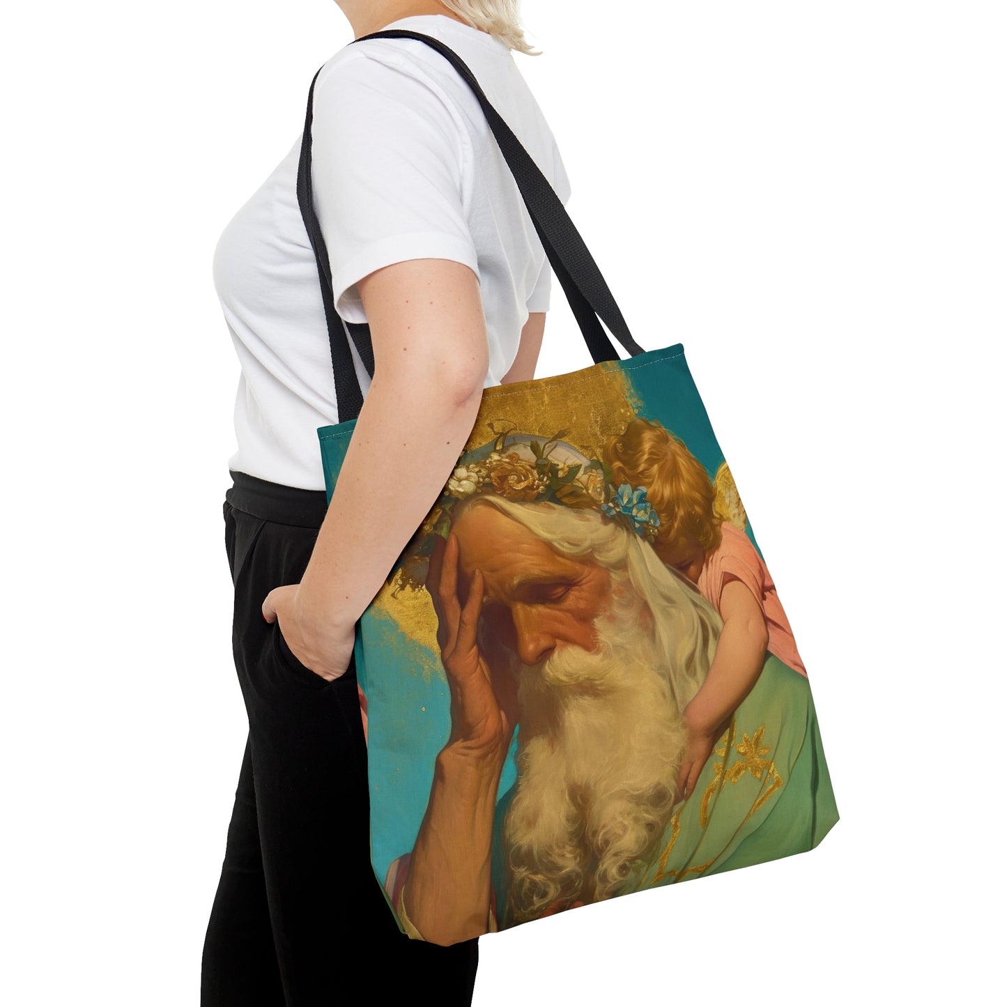Saint Alexis Falconieri Tote Bag - Large Medium Small Faith Art Bag - Catholic Faith Purse - Religious - Prayer Bag - Devotional