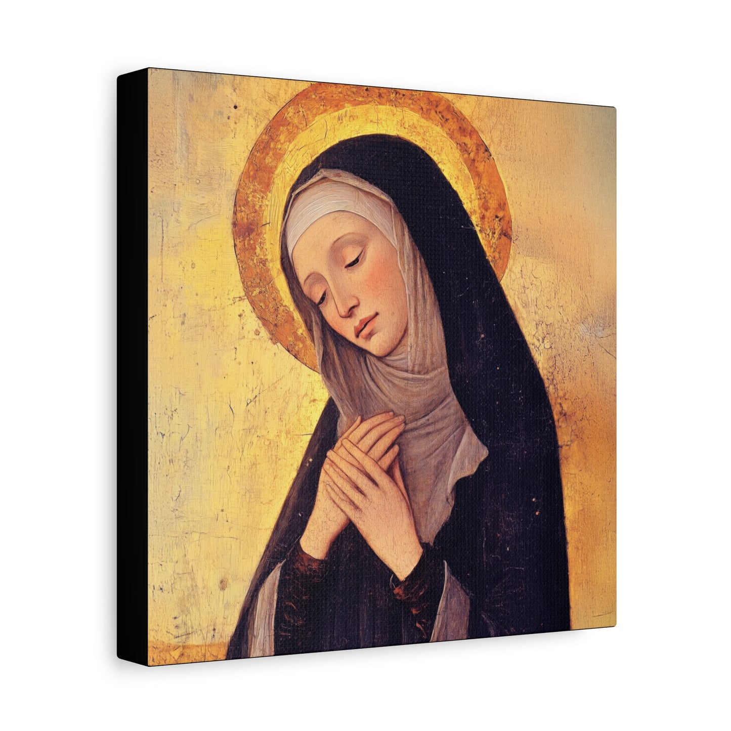 Saint Syncletica of Alexandria - Desert Mother - Gallery Wrapped Canvas - Print - Religious Art for your Home - Catholic