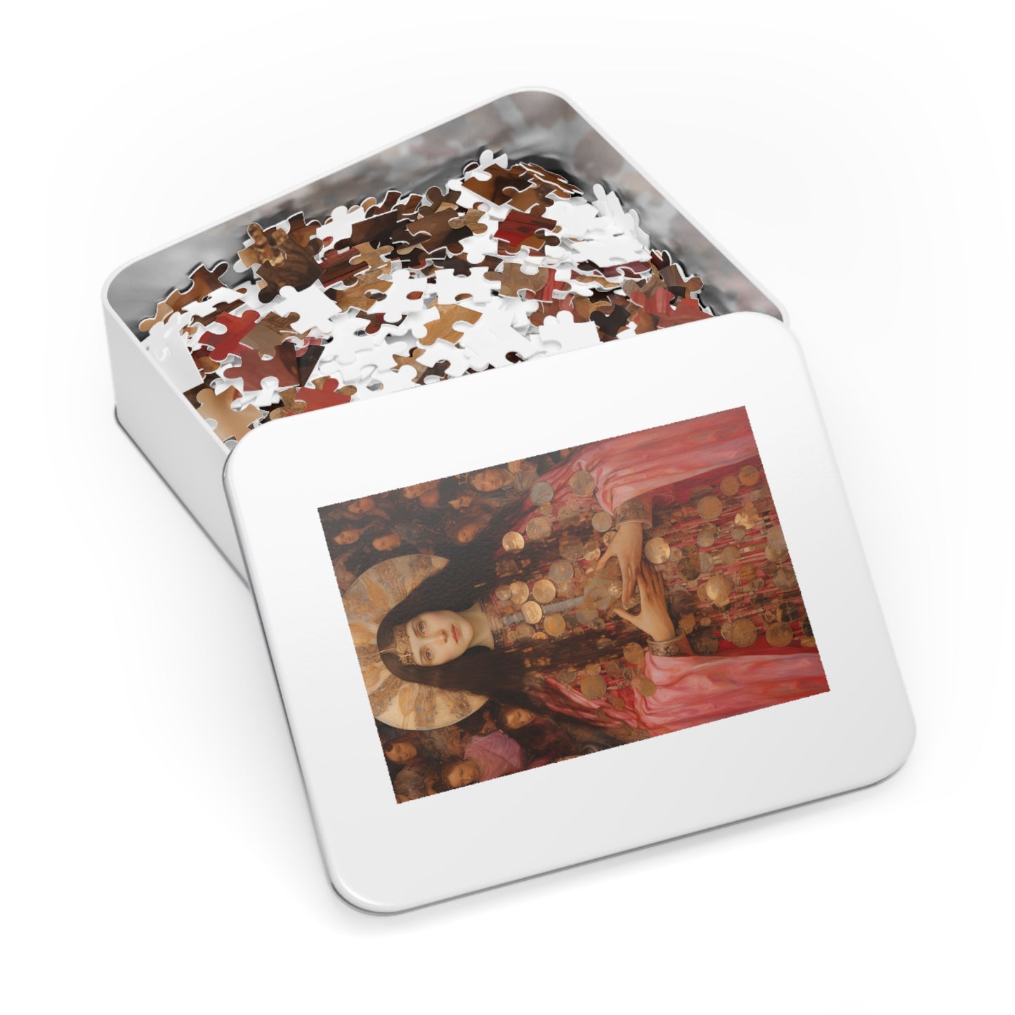 Saint Praxedes - Puzzle and Keepsake Tin - Religious Jigsaw Puzzle (30, 110, 252, 500,1000-Piece) - Religious Puzzle