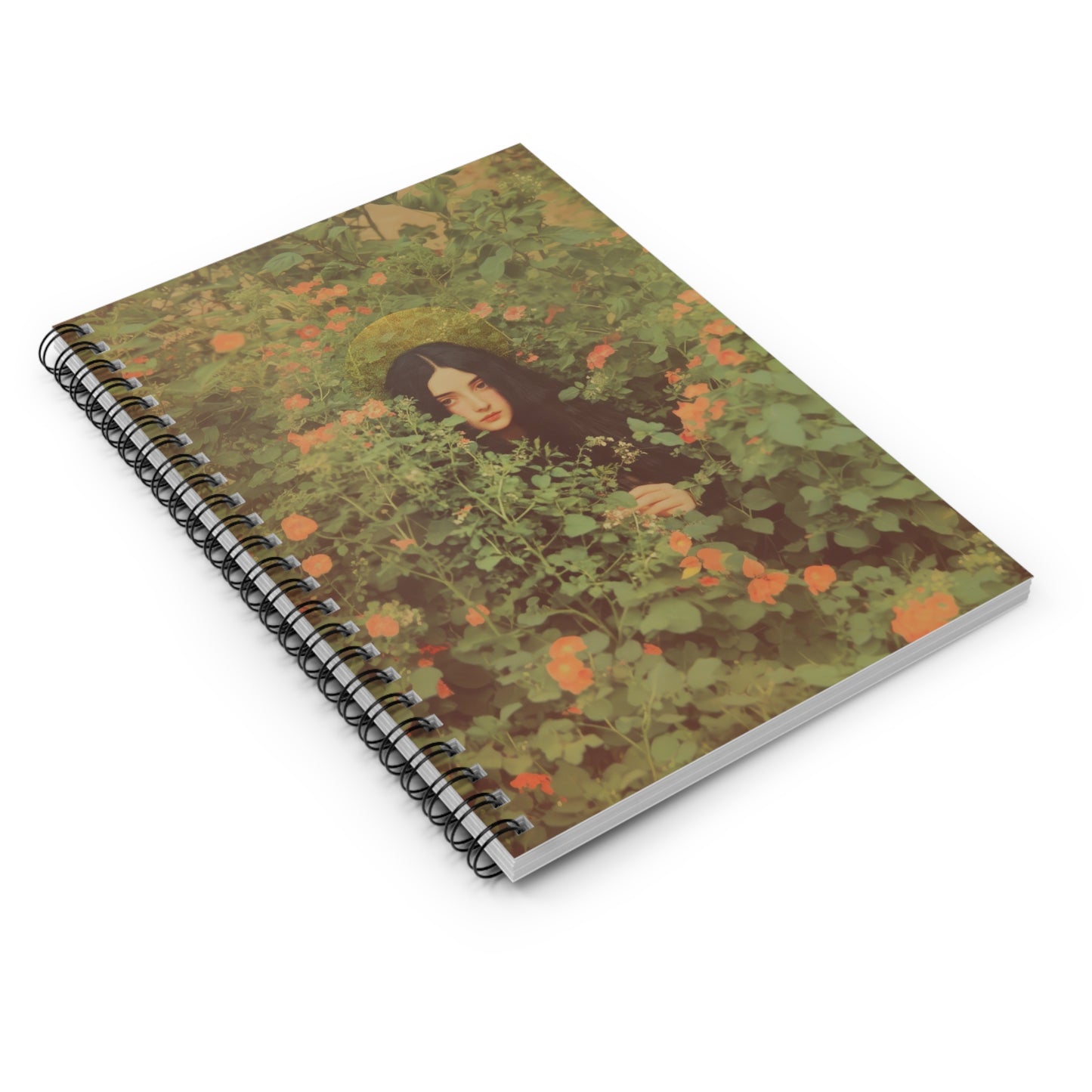 Saint Eve - Sanctified Souls Art - Religious Based Notebook - Spiral Notebook - Ruled Line - Catholic Faith Artwork