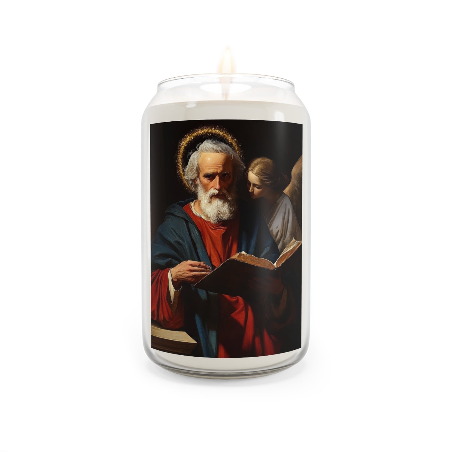 Saint Matthew the Apostle - Scented Prayer Candle, 13.75oz - Tall Size - Religious Prayer Candle - Catholic Art