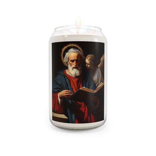 Saint Matthew the Apostle - Scented Prayer Candle, 13.75oz - Tall Size - Religious Prayer Candle - Catholic Art